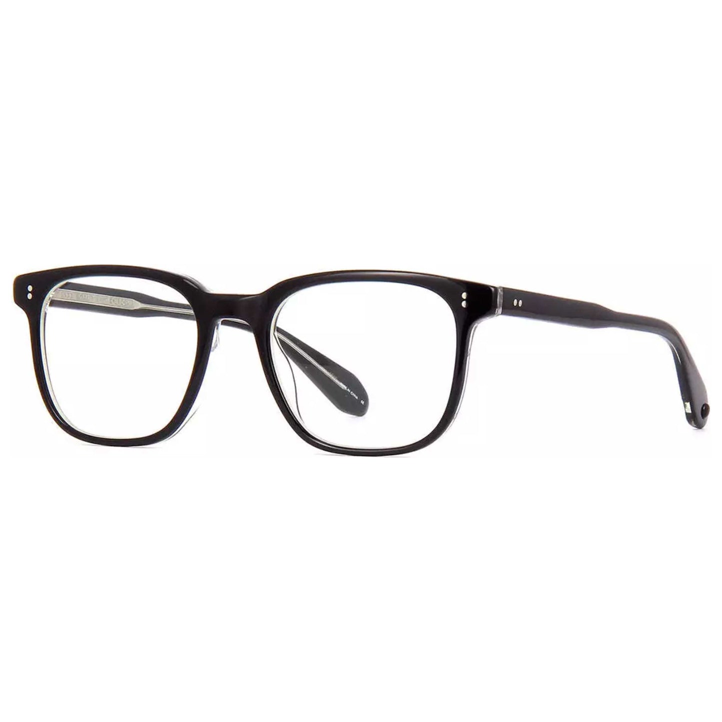Front view of Garrett Leight Emporer Unisex Opticals 1079-50-BKLCY-BKLCY-40