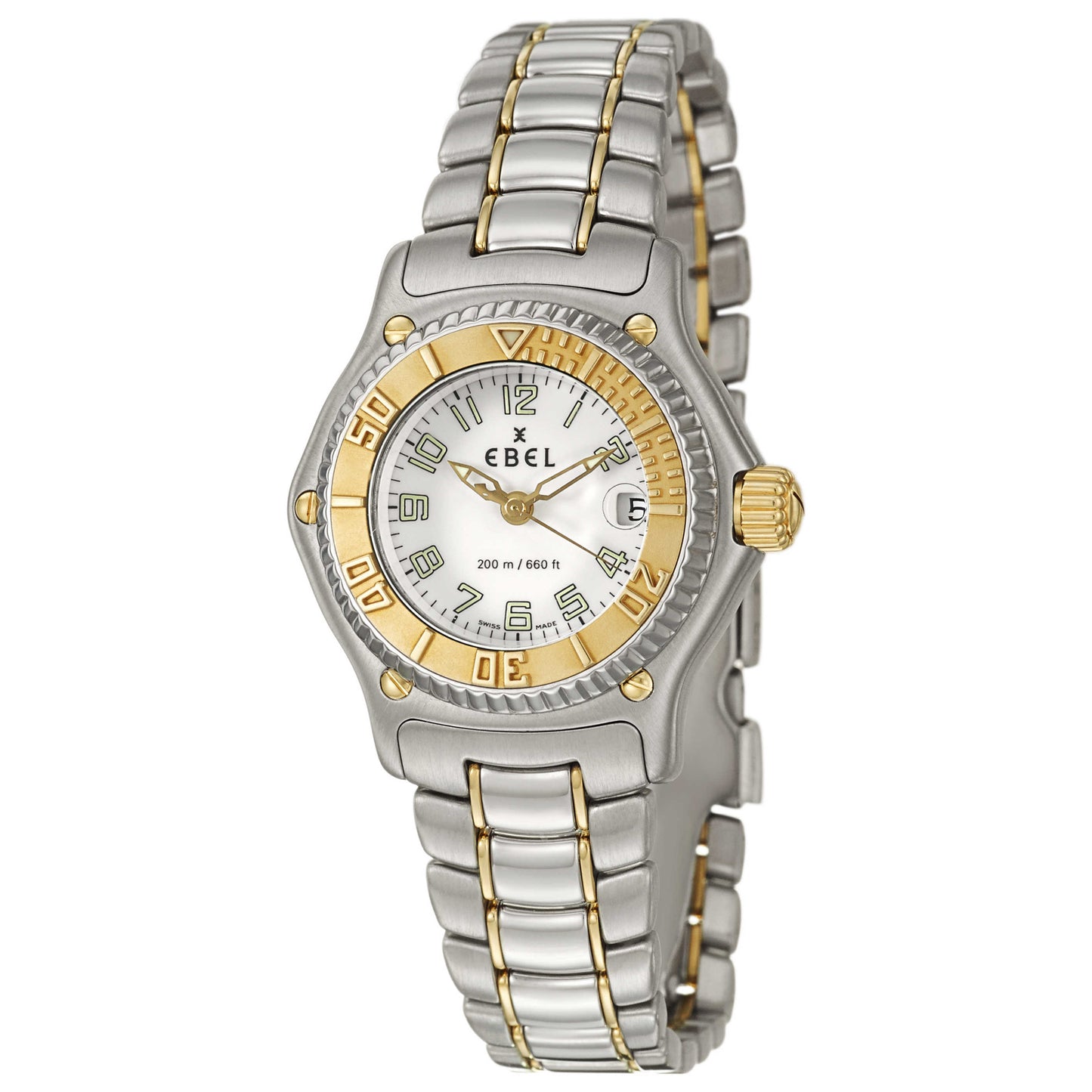 Front view of Ebel Discovery Women's Swiss Quartz (Battery-Powered) Watch 1087321-0665P