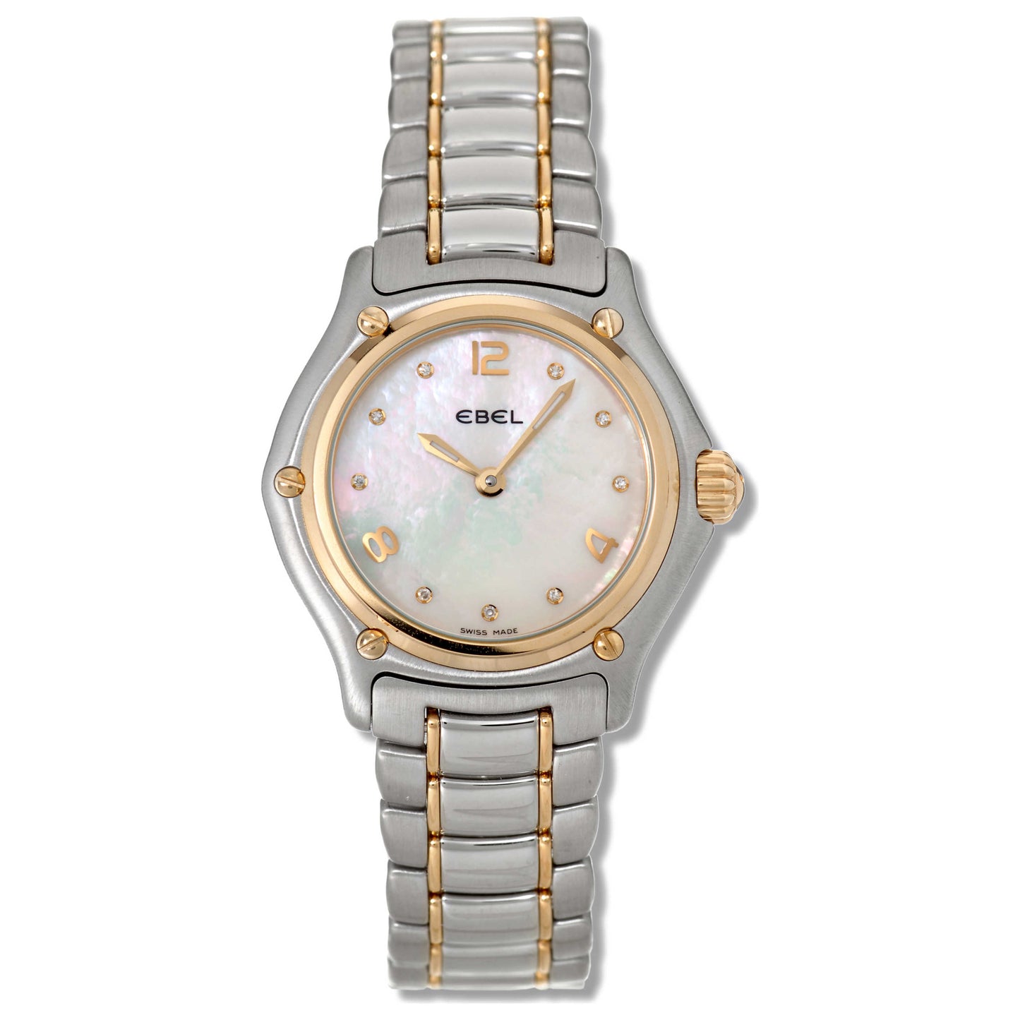 Front view of Ebel 1911 Women's Swiss Quartz (Battery-Powered) Watch 1090211-198F65P