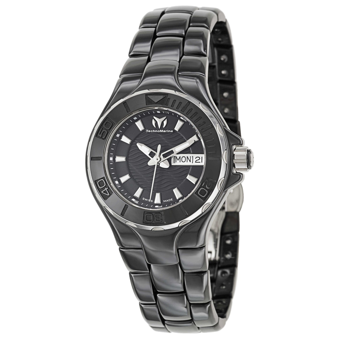 Front view of TechnoMarine Cruise Women's Swiss Quartz (Battery-Powered) Watch 110026B