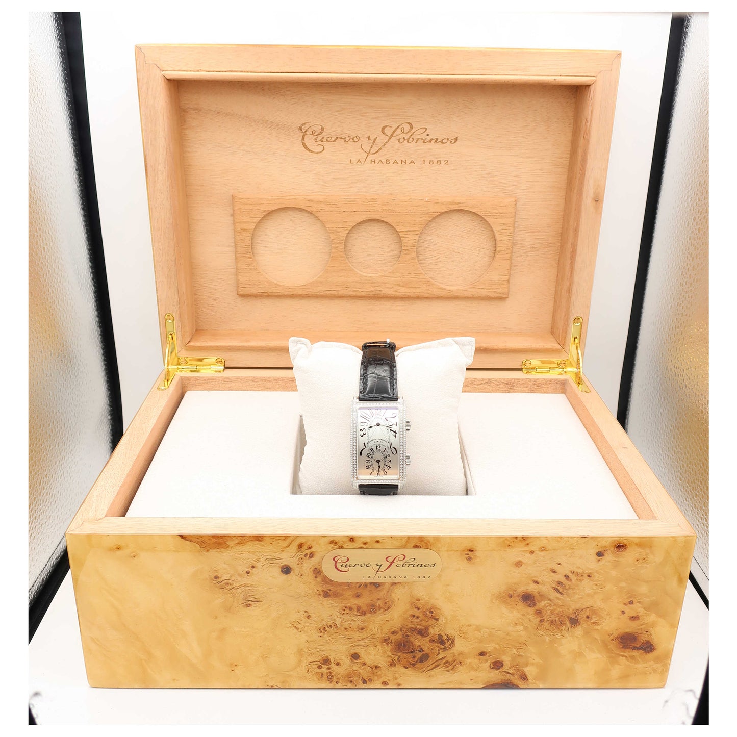 Cuervo y Sobrinos Prominente Men's Automatic Watch 11121AS3-SD - Image #6