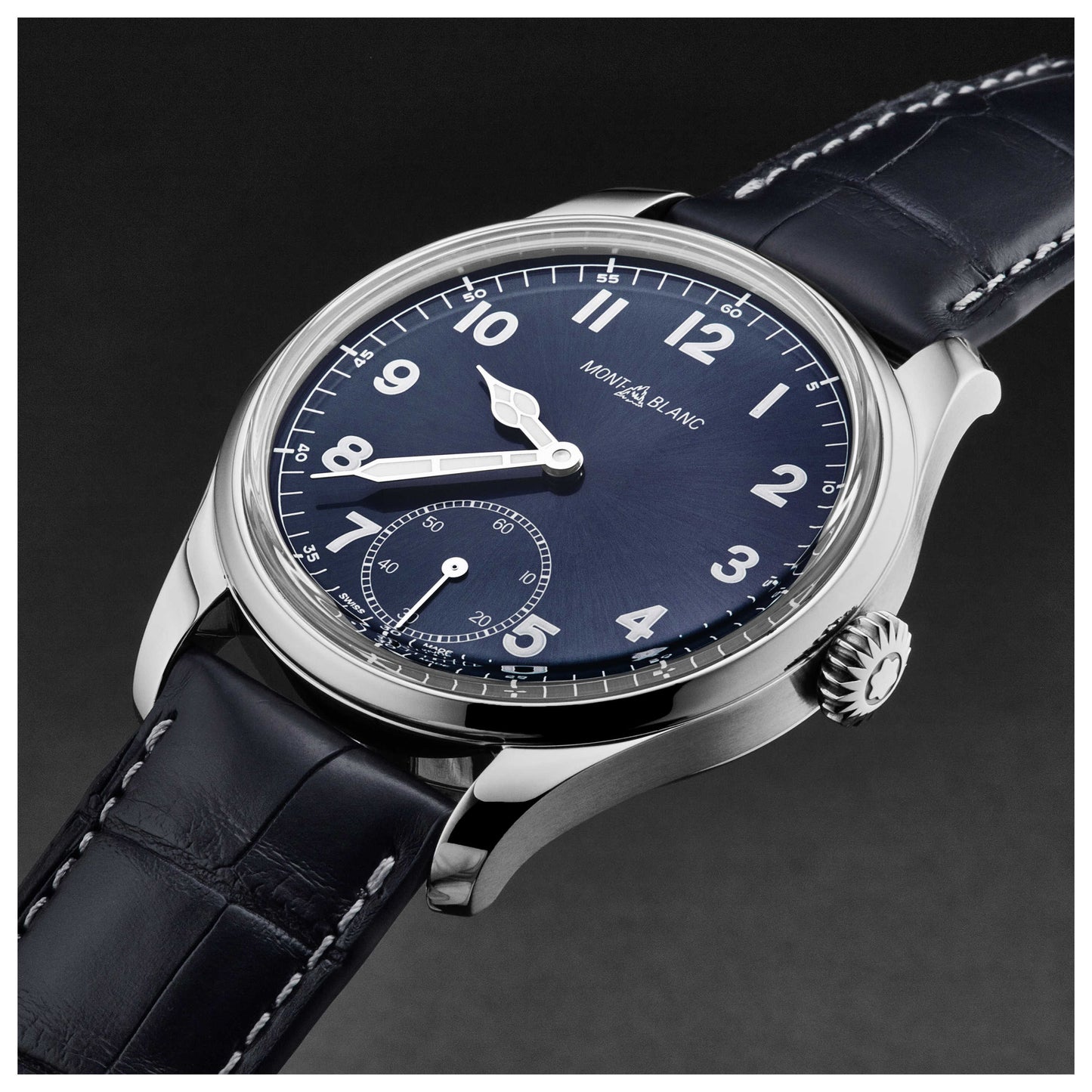Montblanc 1858 Men's Manual-Wind Watch 113702 - Image #4