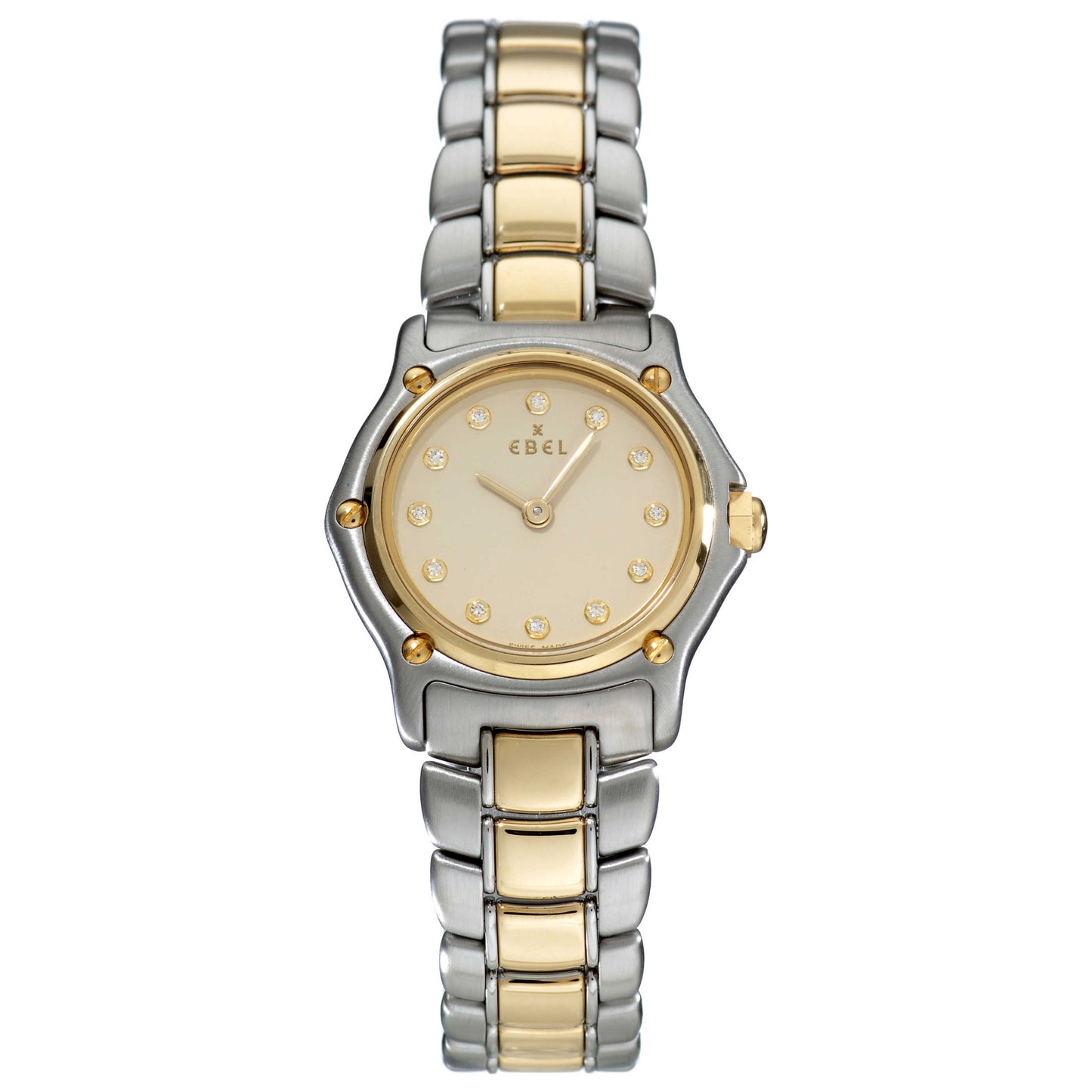 Front view of Ebel Sport Classic Women's Swiss Quartz (Battery-Powered) Watch 1157111-11960C