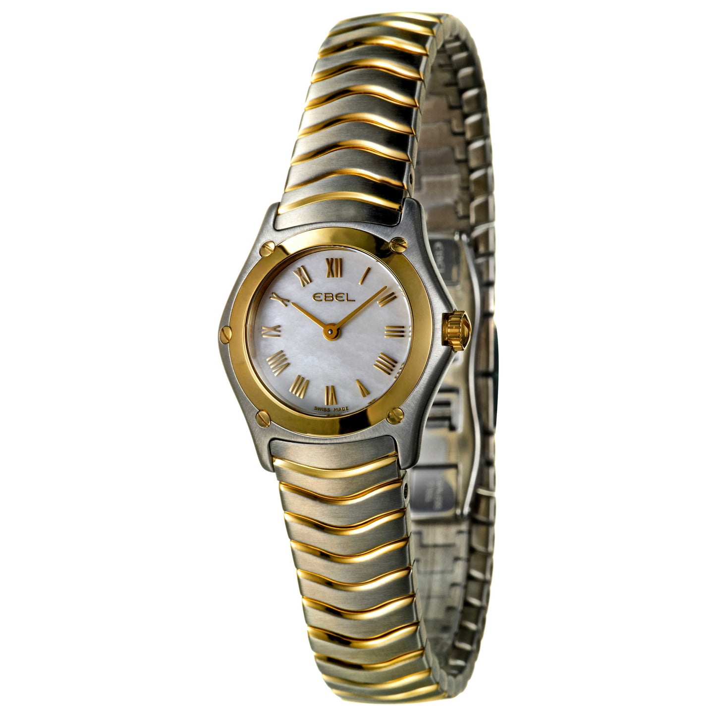 Front view of Ebel Classic Wave Women's Swiss Quartz (Battery-Powered) Watch 1157F11-9225