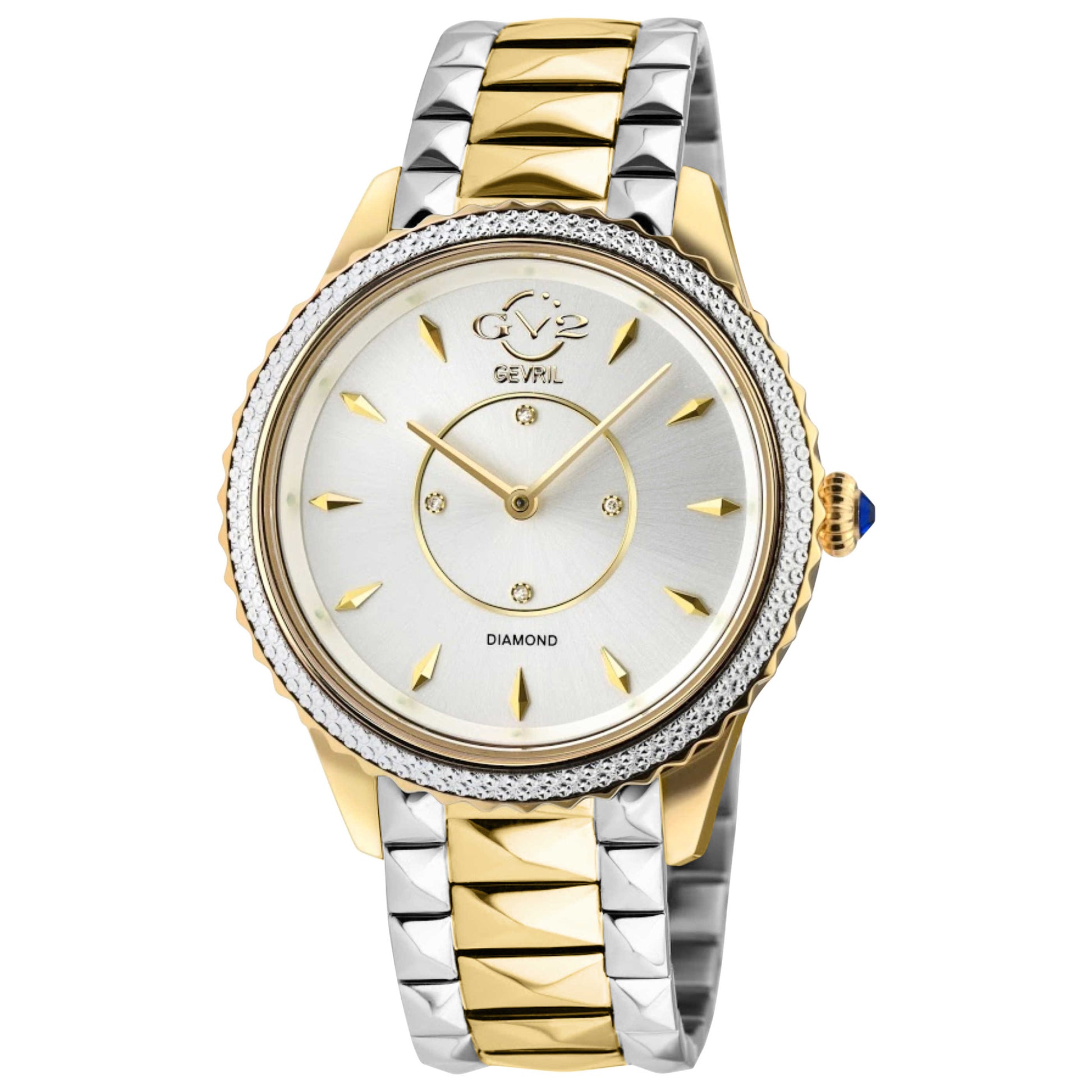 Front view of GV2 by Gevril Siena Diamond Women's Quartz Watch 11704-425