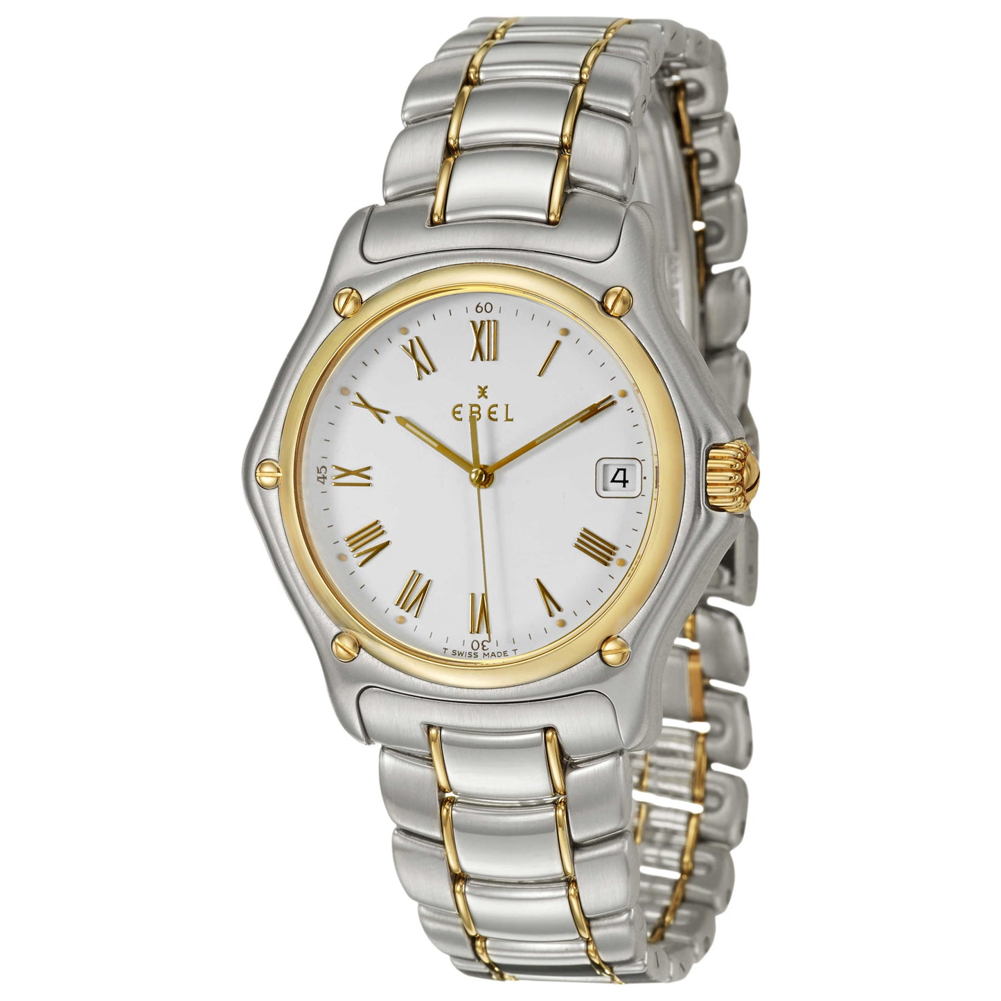 Front view of Ebel 1911 Men's Swiss Quartz (Battery-Powered) Watch 1187916-0260
