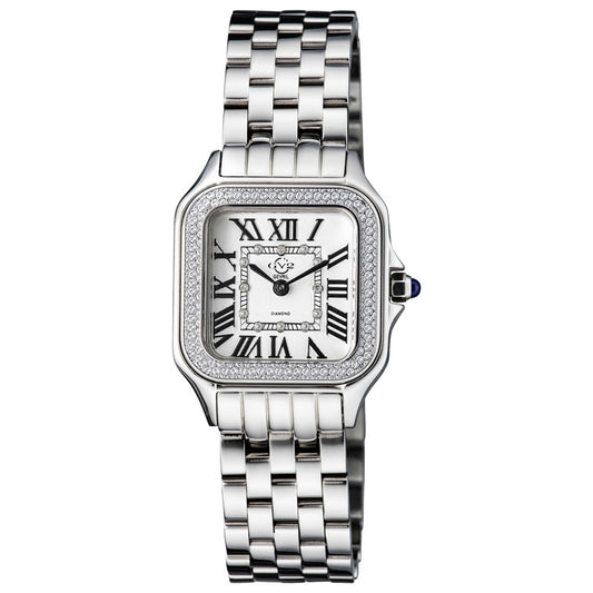 Front view of GV2 by Gevril Milan Diamond Women's Quartz Watch 12110B