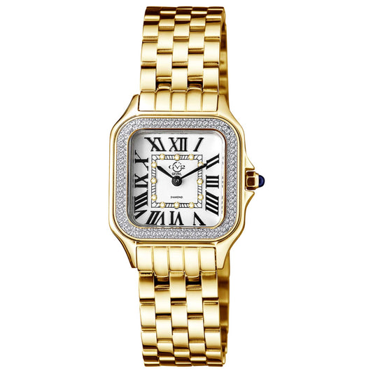 Front view of GV2 by Gevril Milan Diamond Women's Quartz Watch 12112B