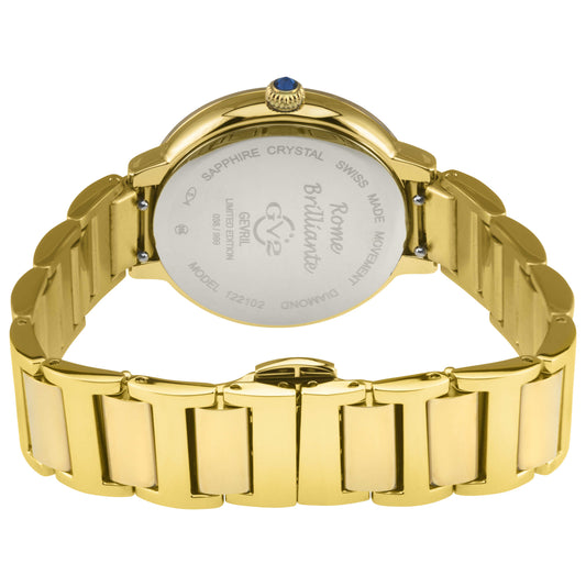 GV2 by Gevril Rome Brillante Women's Quartz Watch 122102B - Image #2