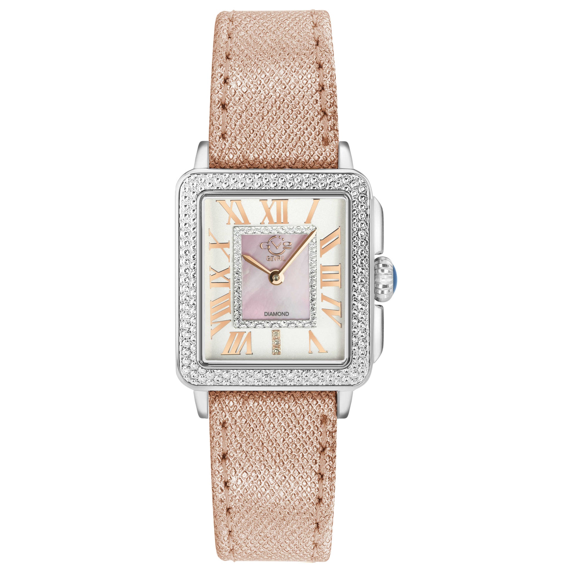 Front view of GV2 by Gevril Padova Diamond Women's Quartz Watch 12302
