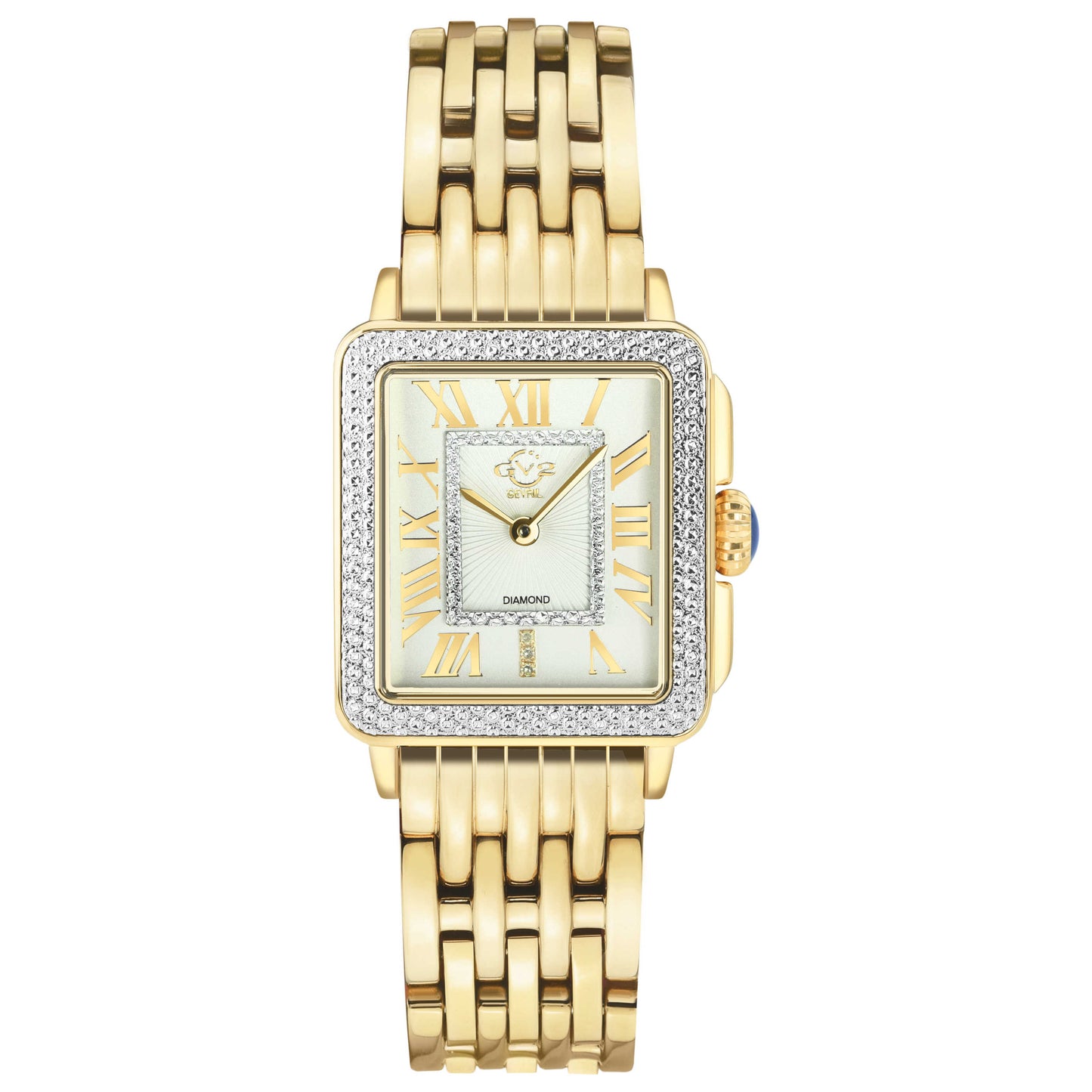 Front view of GV2 by Gevril Padova Diamond Women's Quartz Watch 12303B