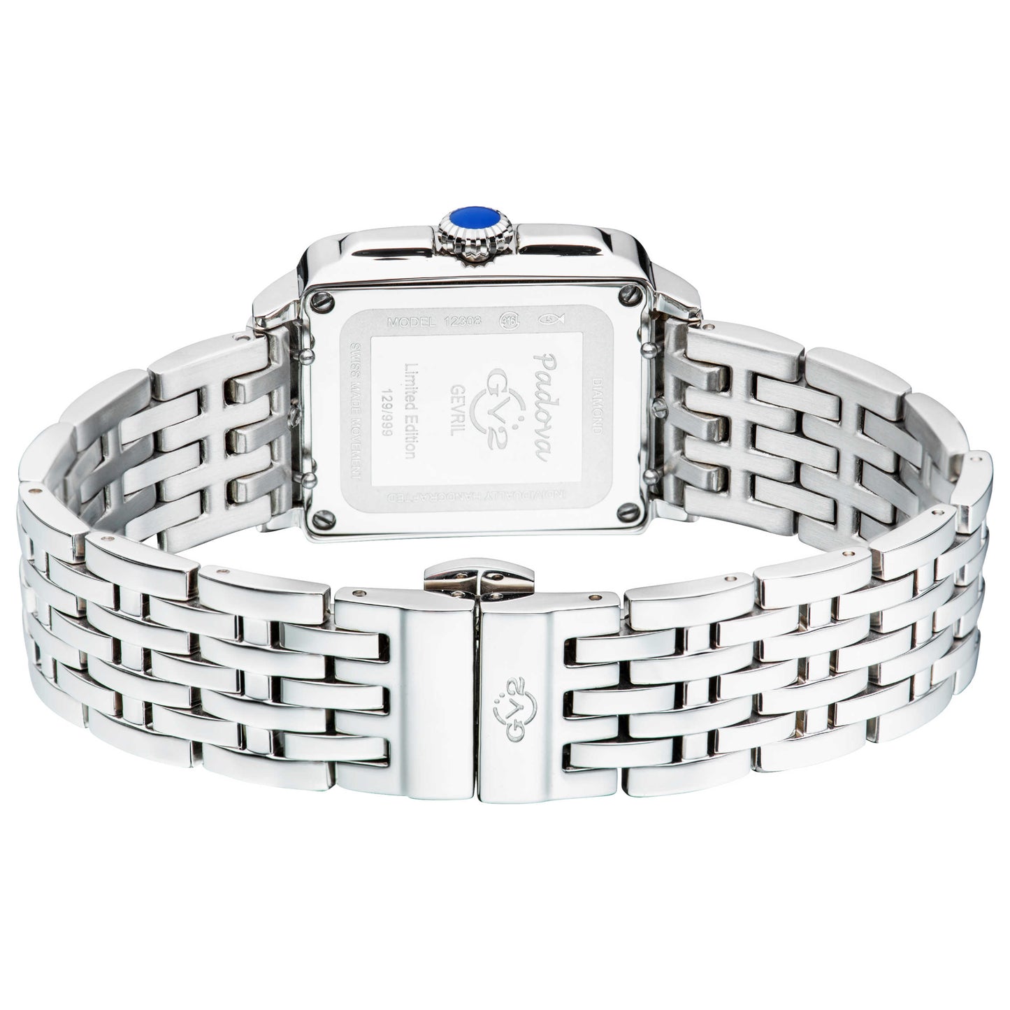GV2 by Gevril Padova Diamond Women's Quartz Watch 12308B - Image #2