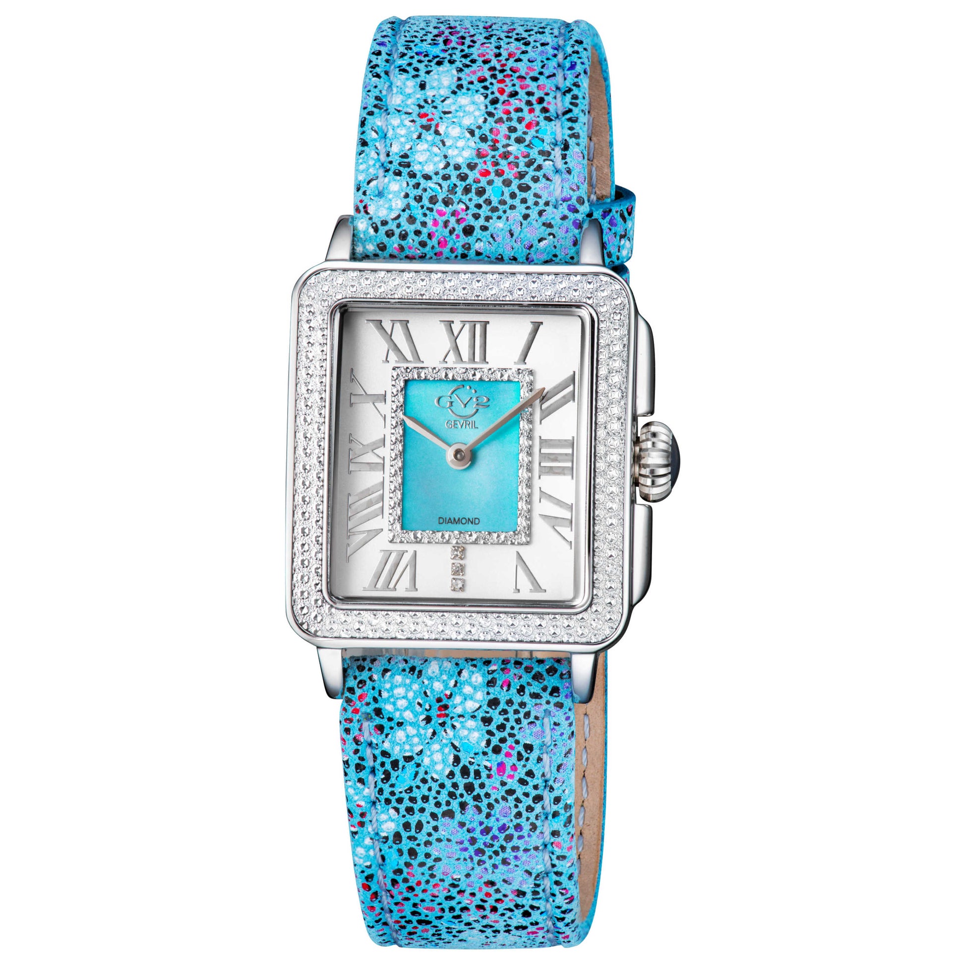 Front view of GV2 by Gevril Padova Diamond Women's Quartz Watch 12309F