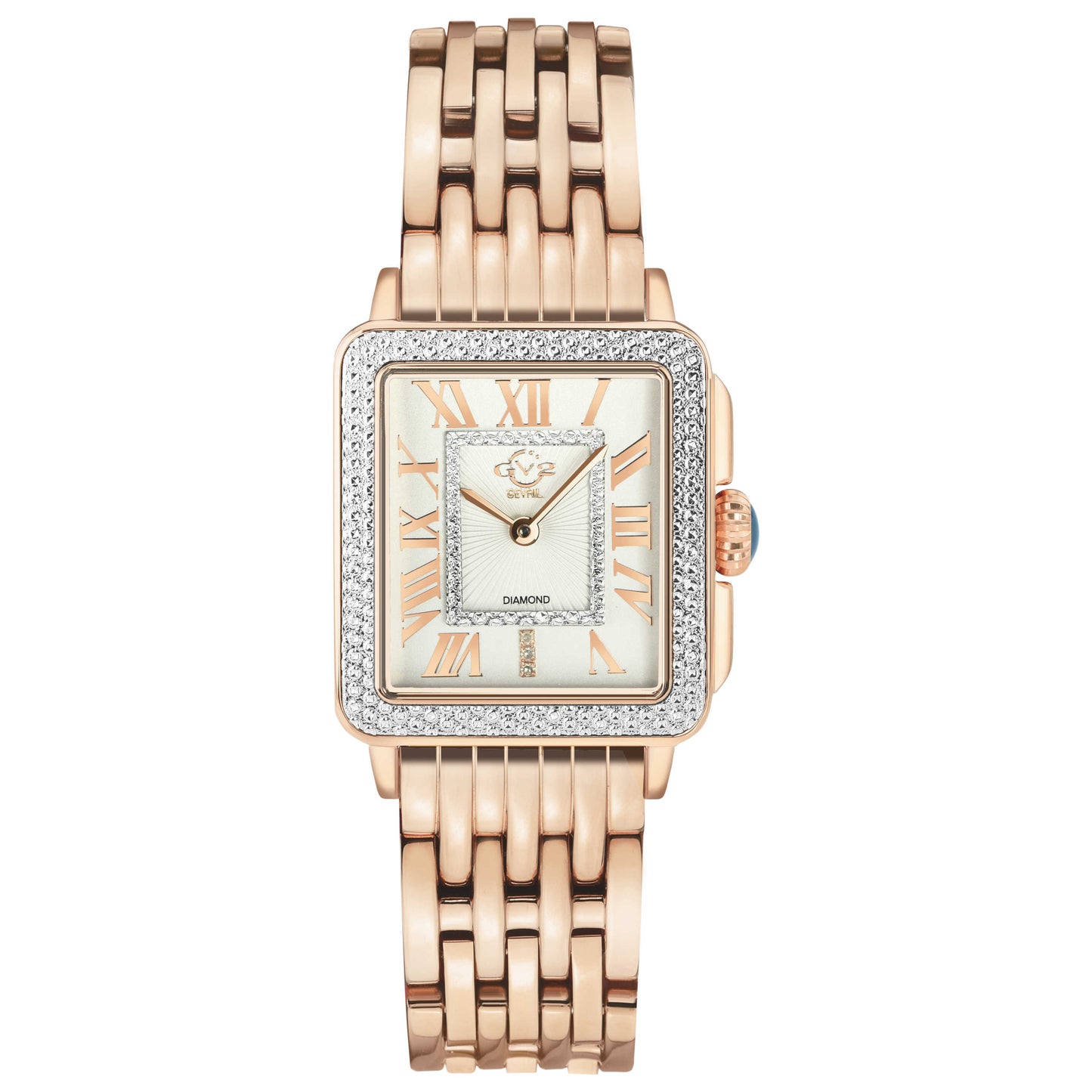 Front view of GV2 by Gevril Padova Diamond Women's Quartz Watch 12310B