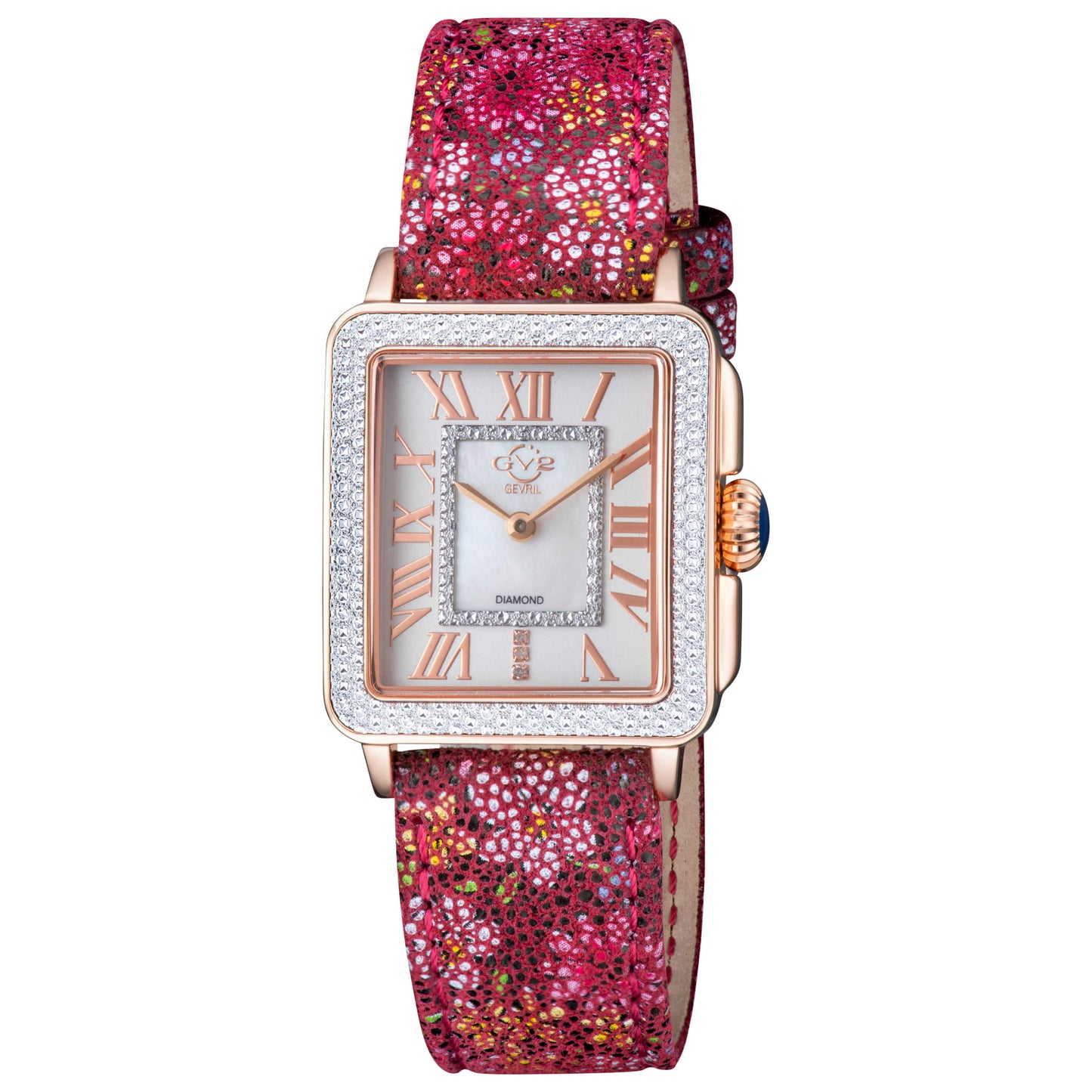 Front view of GV2 by Gevril Padova Diamond Women's Quartz Watch 12316F