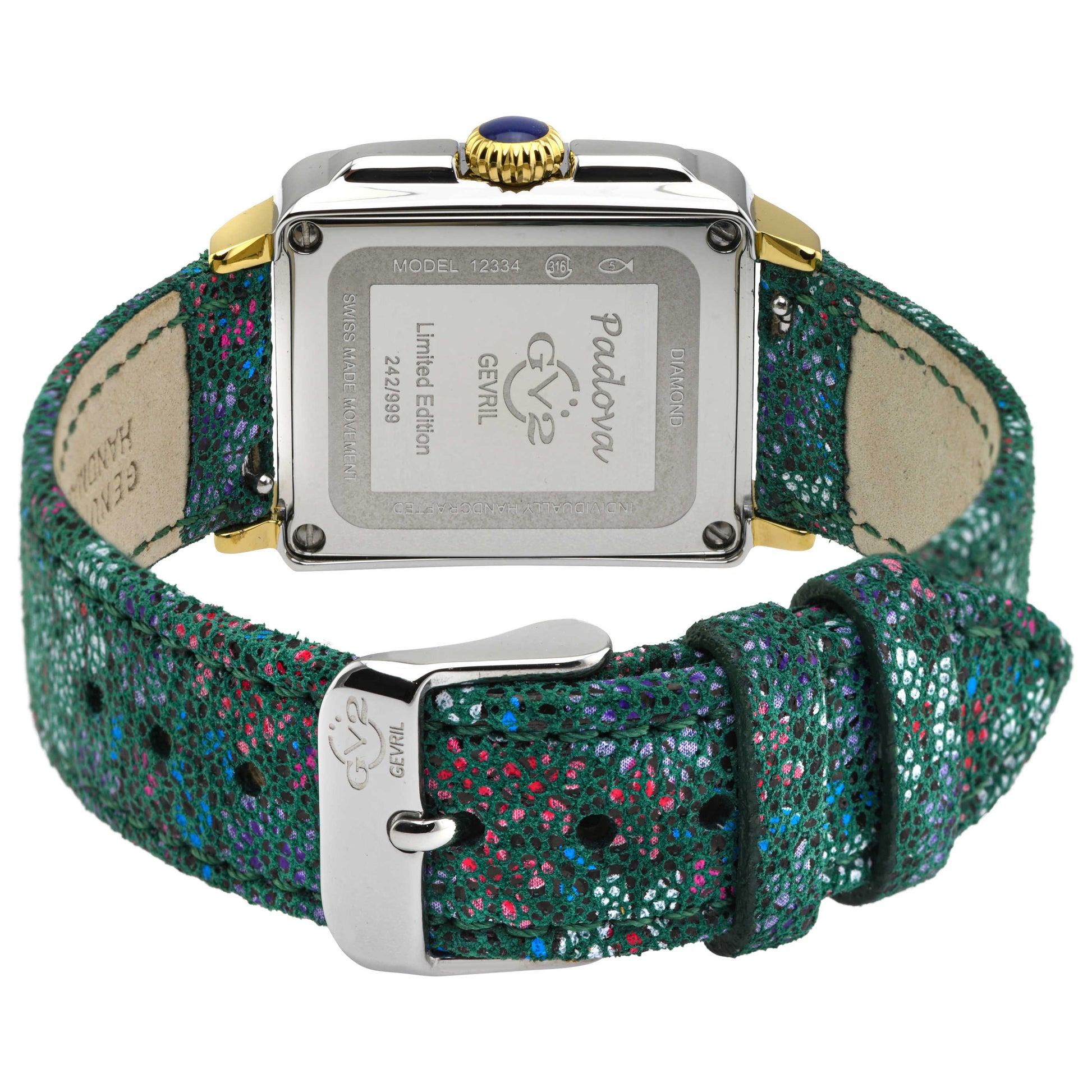 GV2 by Gevril Padova Diamond Women's Quartz Watch 12334F - Image #2