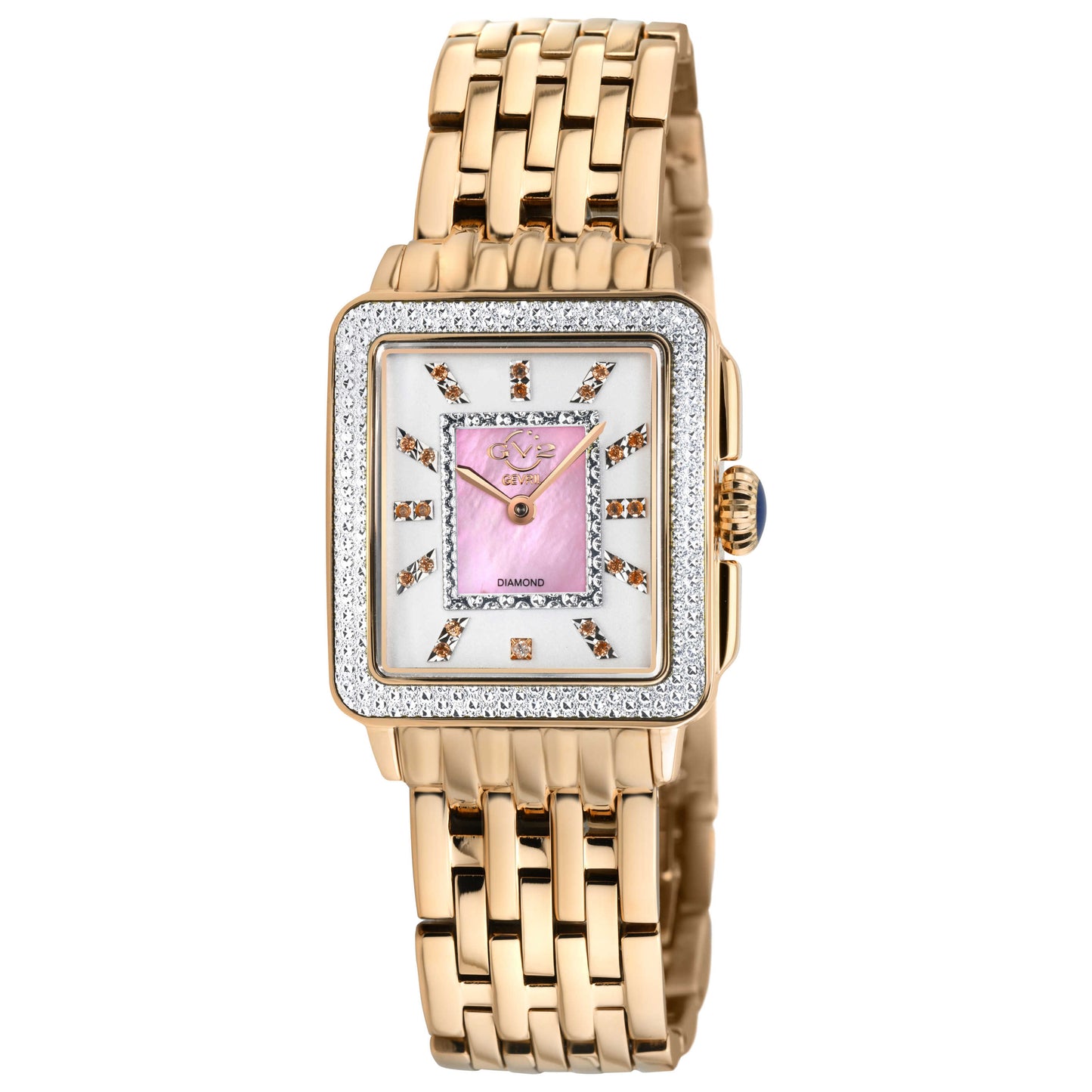 Front view of GV2 by Gevril Padova Diamond Women's Quartz Watch 12336B
