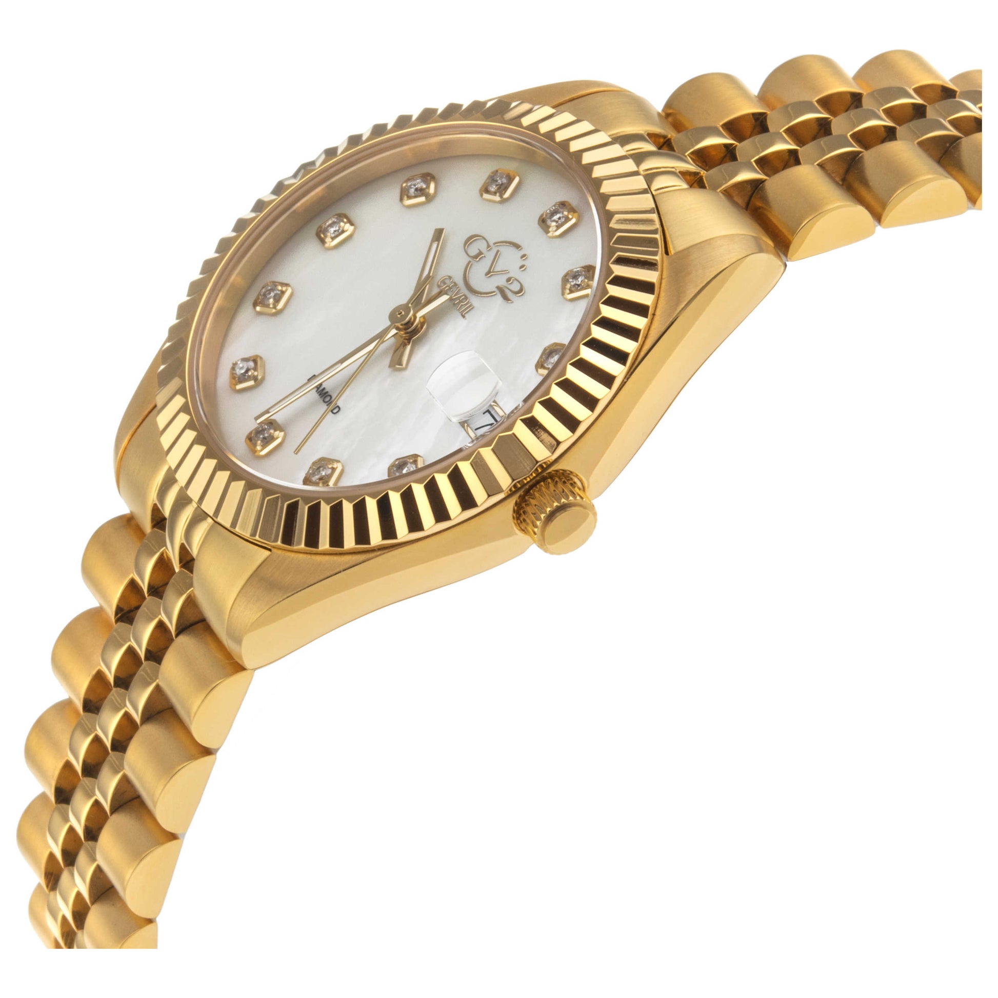 GV2 by Gevril Naples Diamond Women's Quartz Watch 12402 - Image #3
