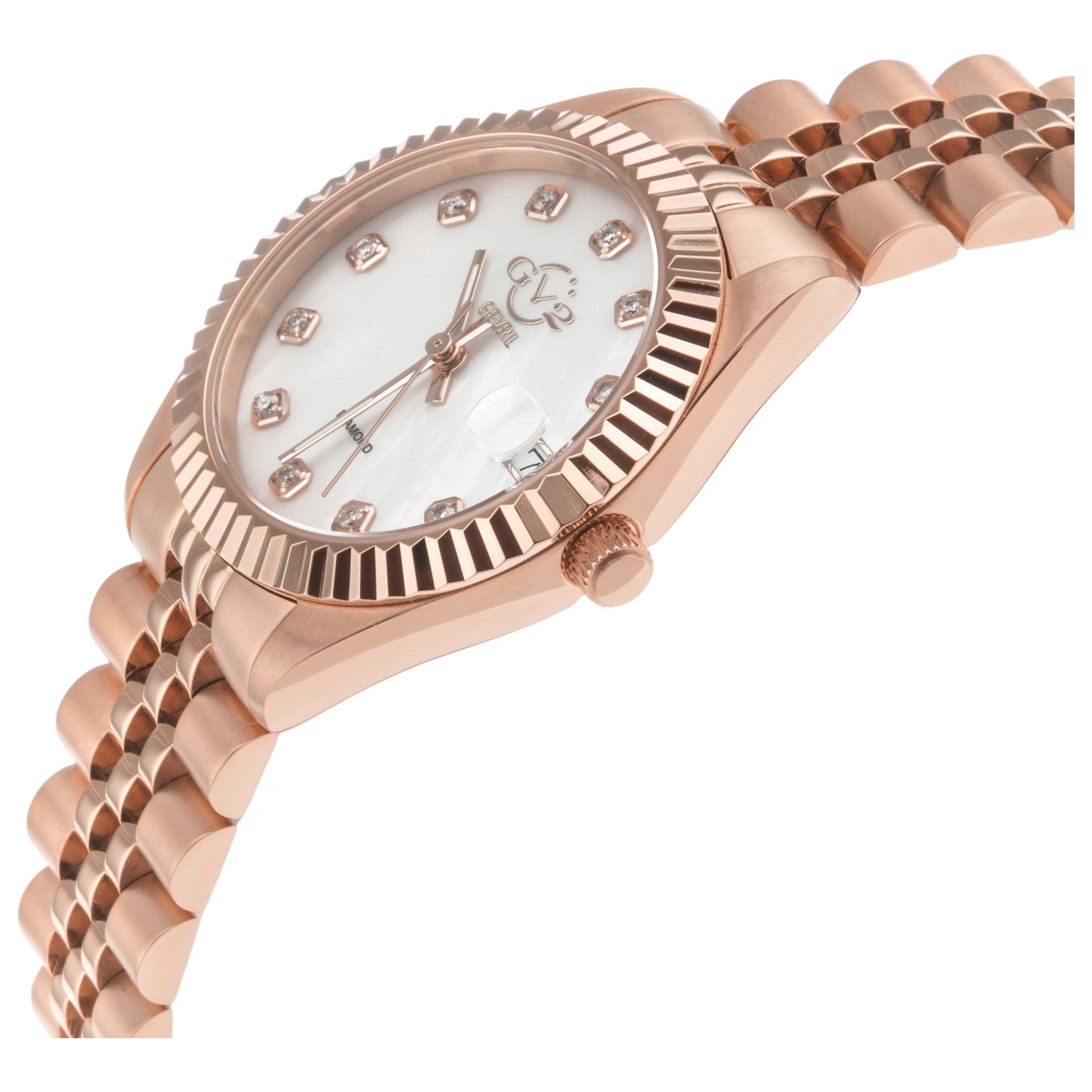 GV2 by Gevril Naples Diamond Women's Quartz Watch 12403 - Image #3