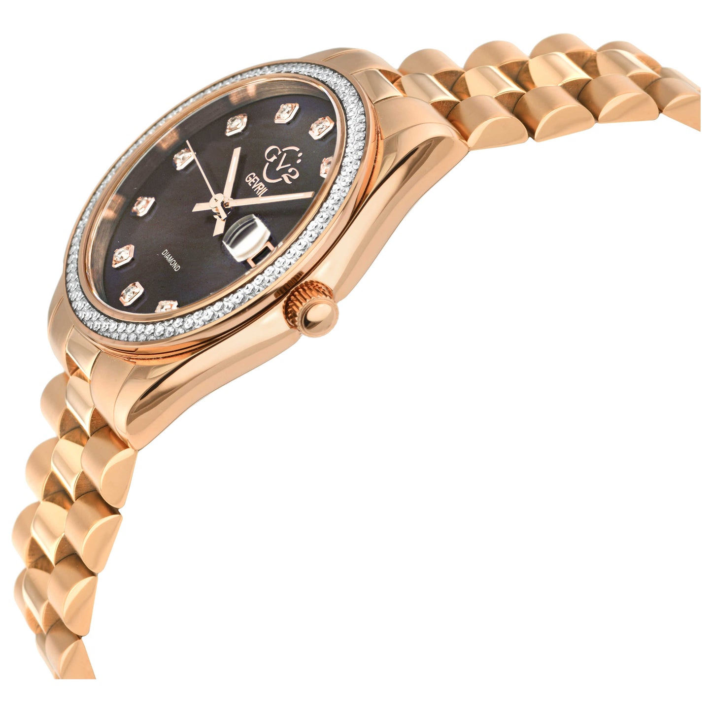 GV2 by Gevril Turin Diamond Women's Quartz Watch 12420B - Image #4
