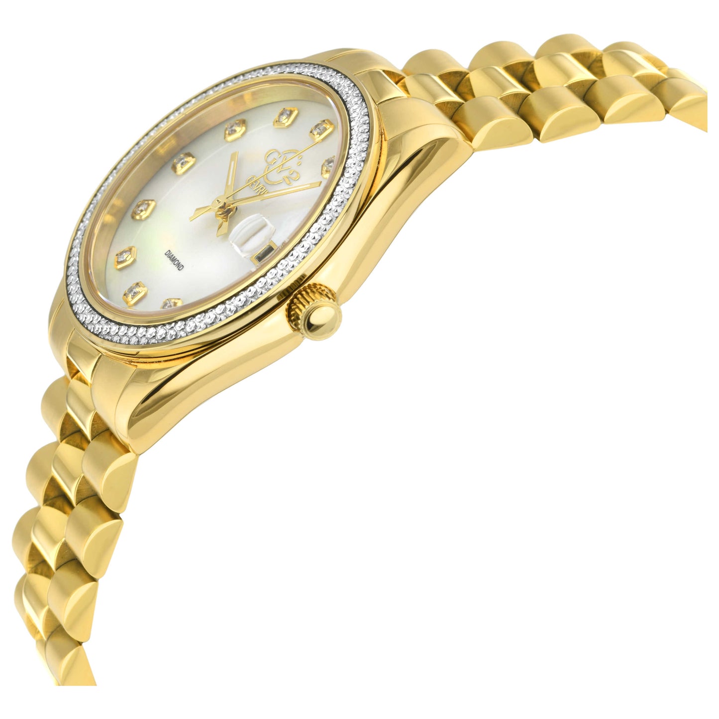 GV2 by Gevril Turin Diamond Women's Quartz Watch 12422B - Image #4