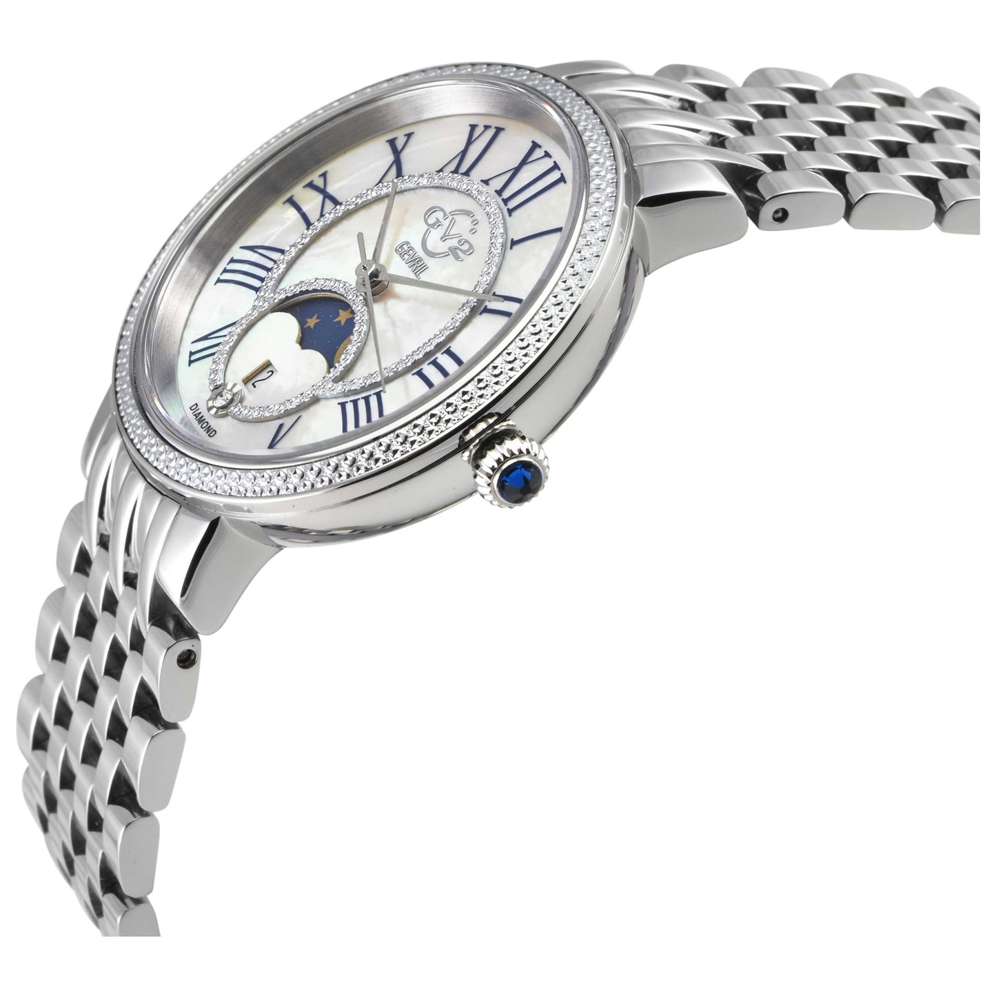 GV2 by Gevril Genoa Diamond Women's Quartz Watch 12540B - Image #4