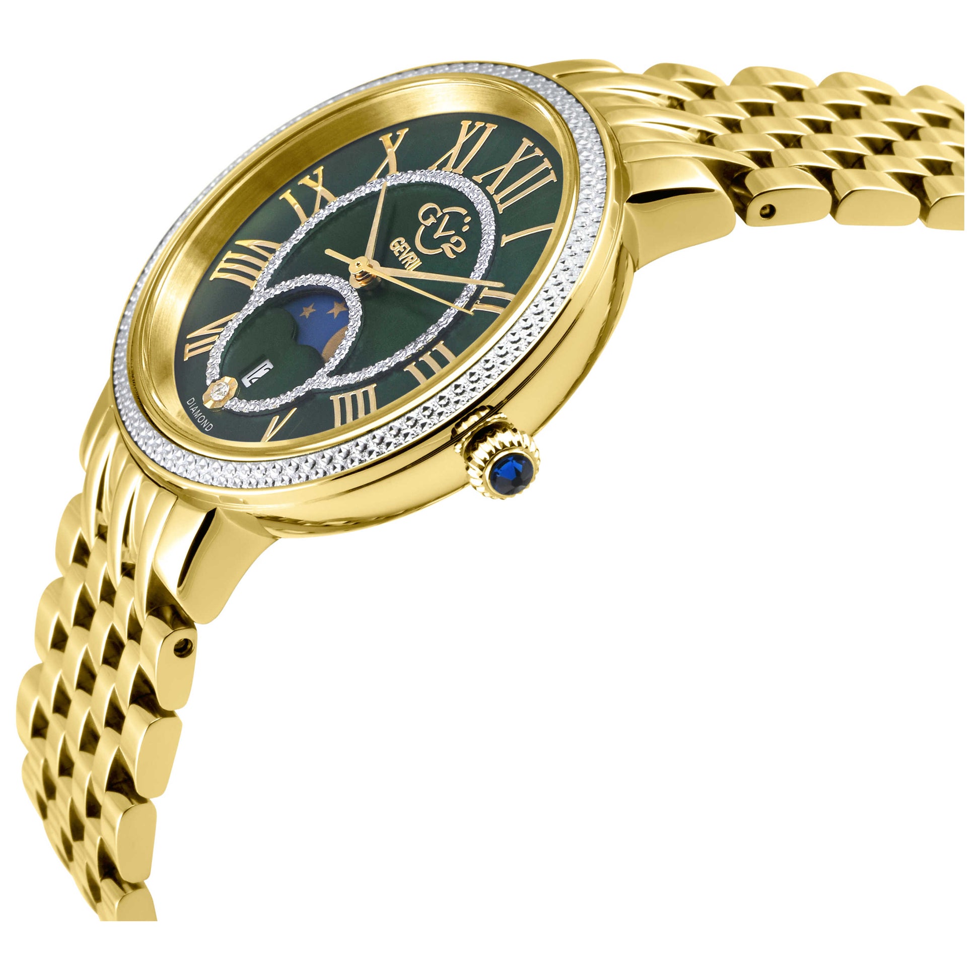 GV2 by Gevril Genoa Diamond Women's Quartz Watch 12544B - Image #4