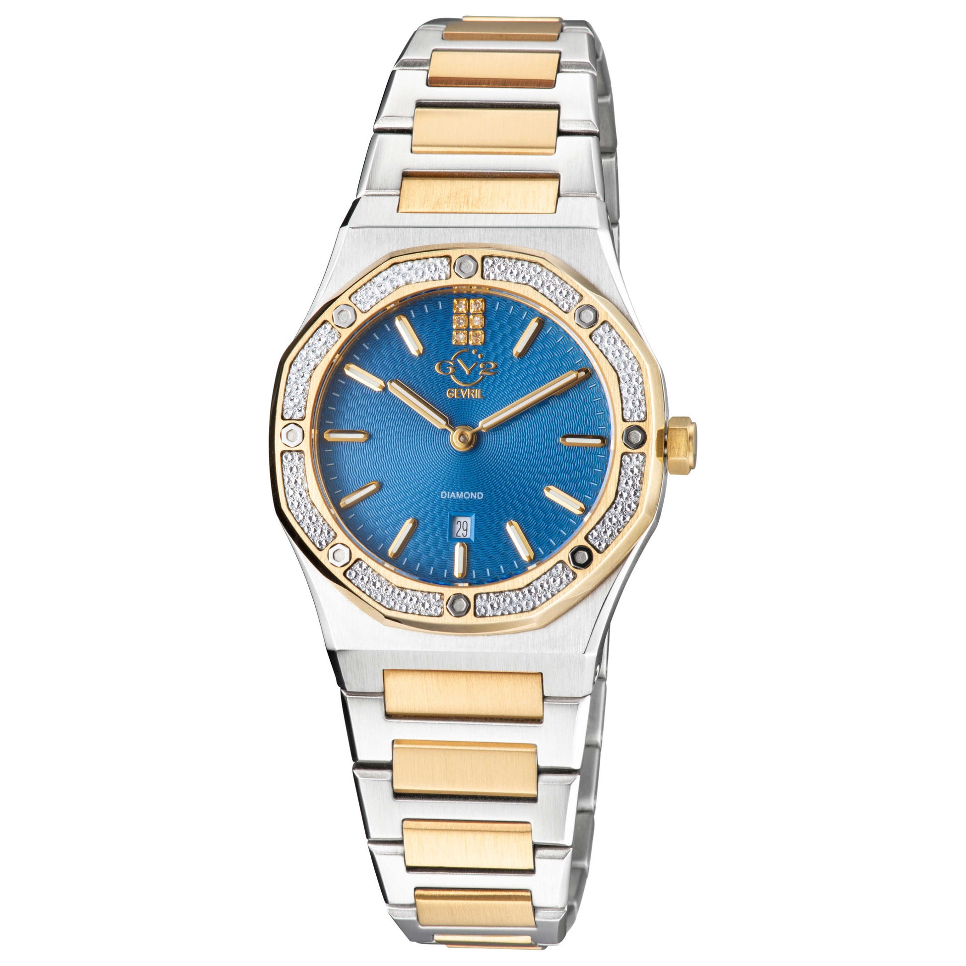 Front view of GV2 by Gevril Palmanova Diamond Women's Quartz Watch 12705