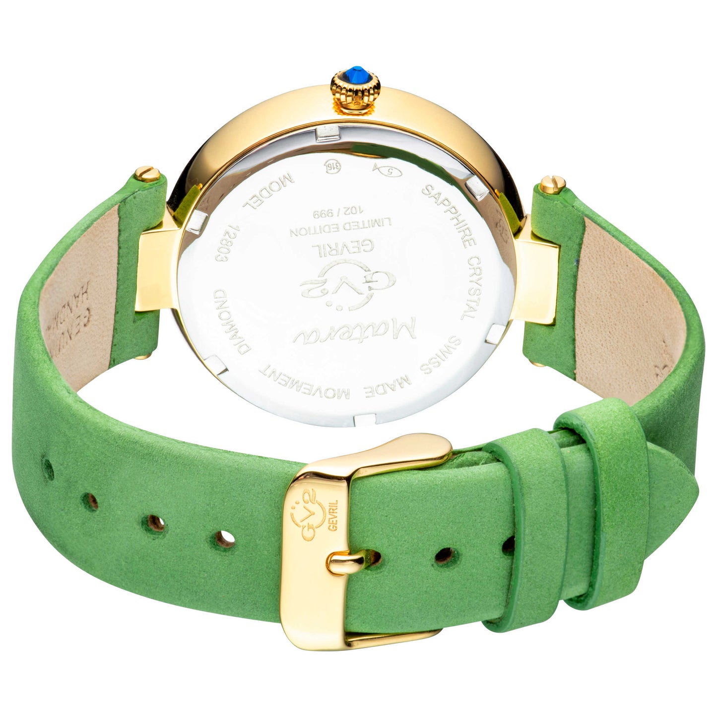 GV2 by Gevril Matera Diamond Women's Quartz Watch 12803 - Image #2