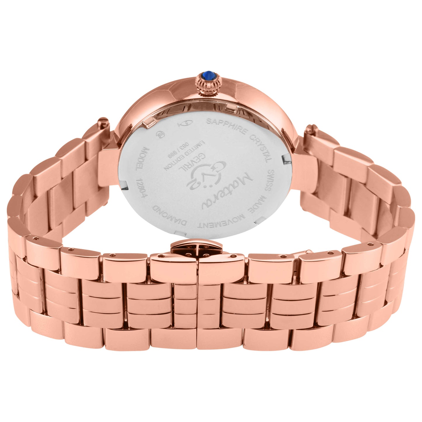 GV2 by Gevril Matera Diamond Women's Quartz Watch 12804B - Image #2