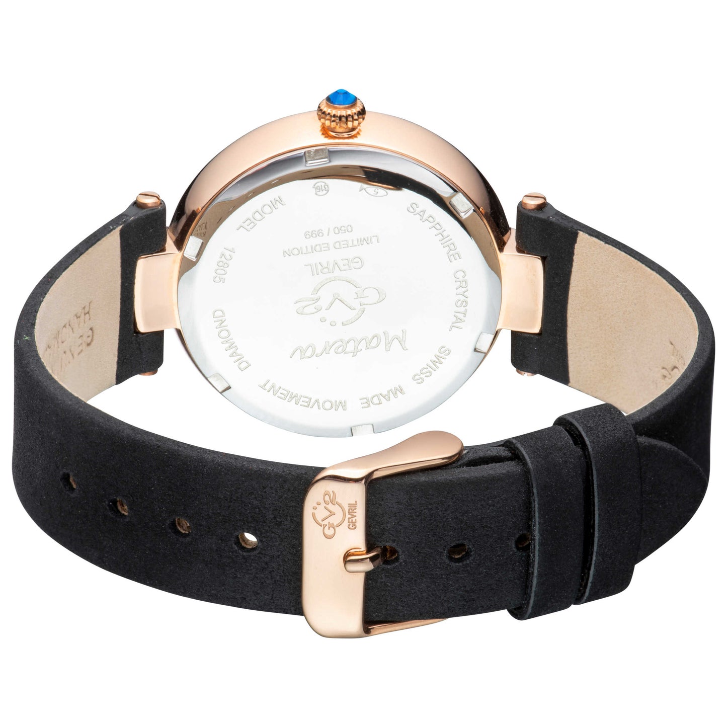 GV2 by Gevril Matera Diamond Women's Quartz Watch 12805 - Image #2