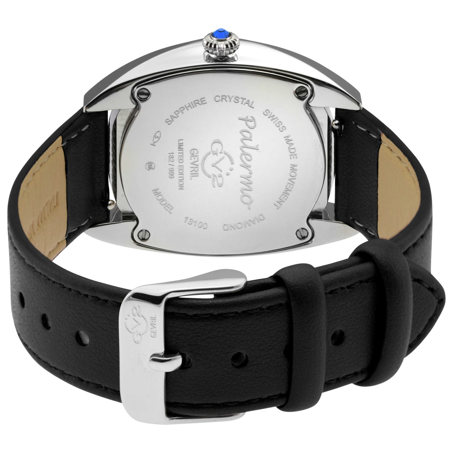 GV2 by Gevril Palermo Diamond Women's Quartz Watch 13100-V7 - Image #2