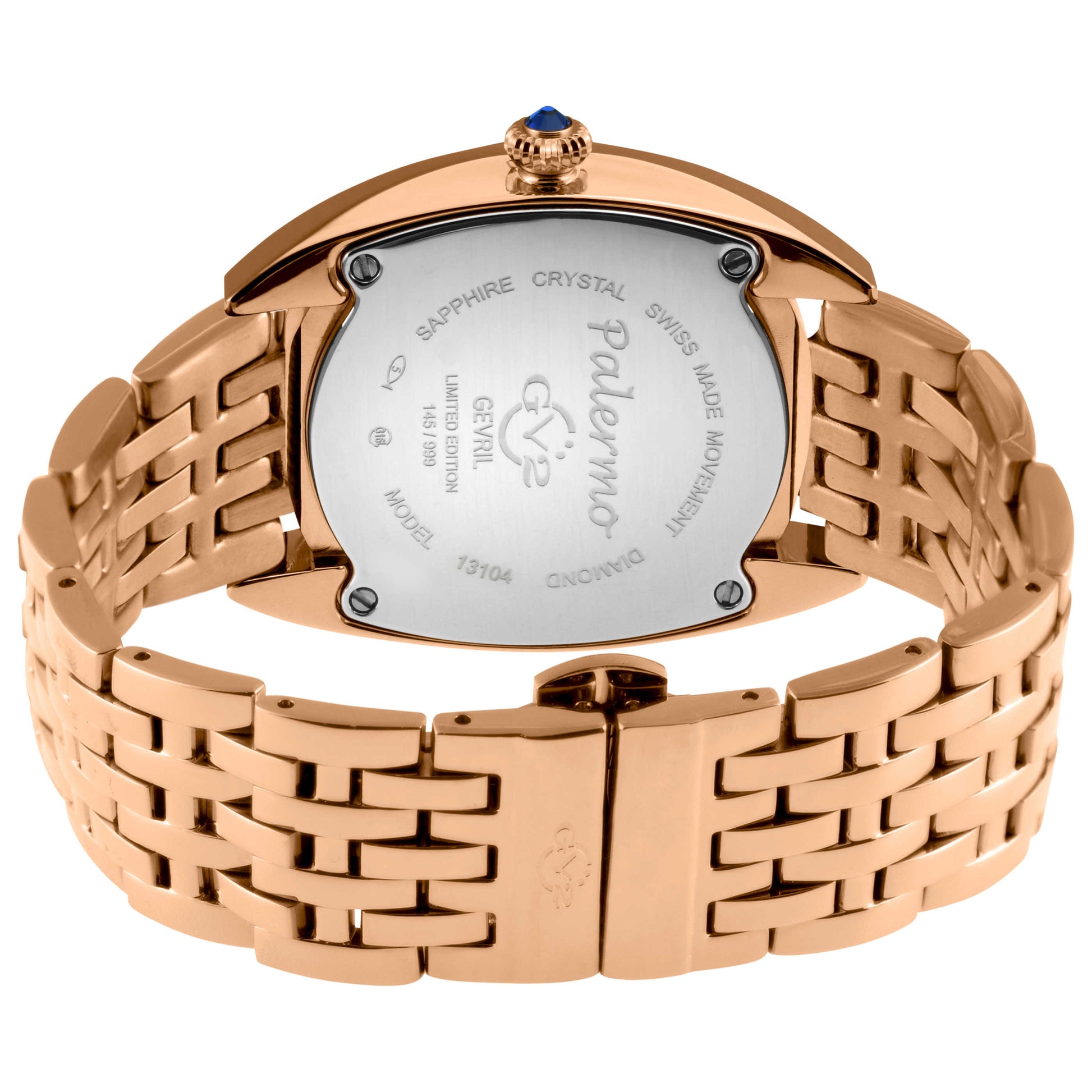 GV2 by Gevril Palermo Diamond Women's Quartz Watch 13104B - Image #2