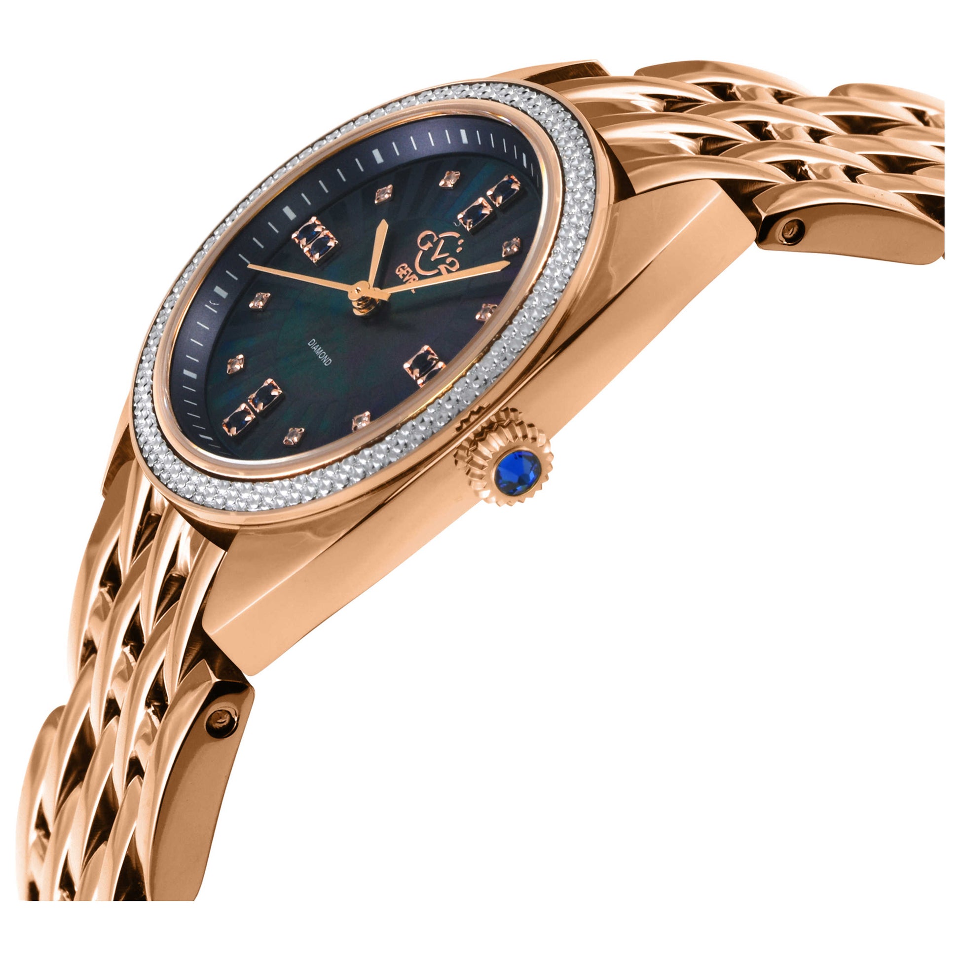 GV2 by Gevril Palermo Diamond Women's Quartz Watch 13104B - Image #4