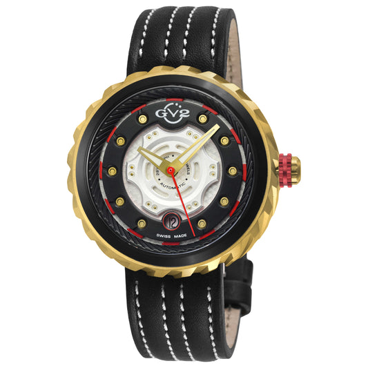 Front view of GV2 by Gevril Motorcycle Men's Automatic Watch 13203
