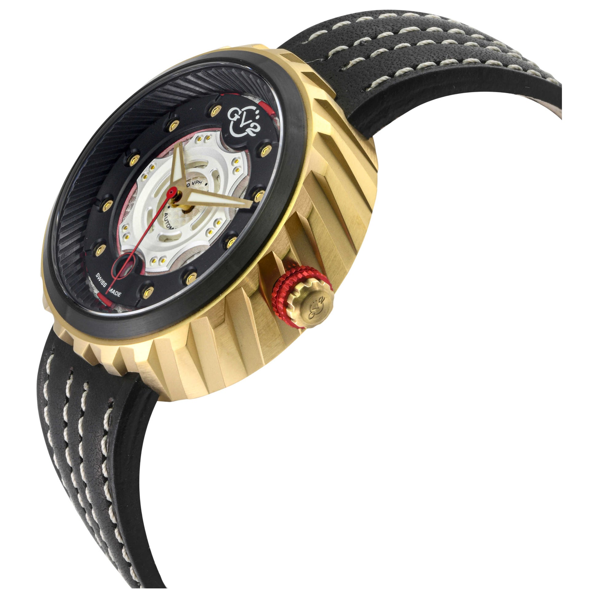 GV2 by Gevril Motorcycle Men's Automatic Watch 13203 - Image #4
