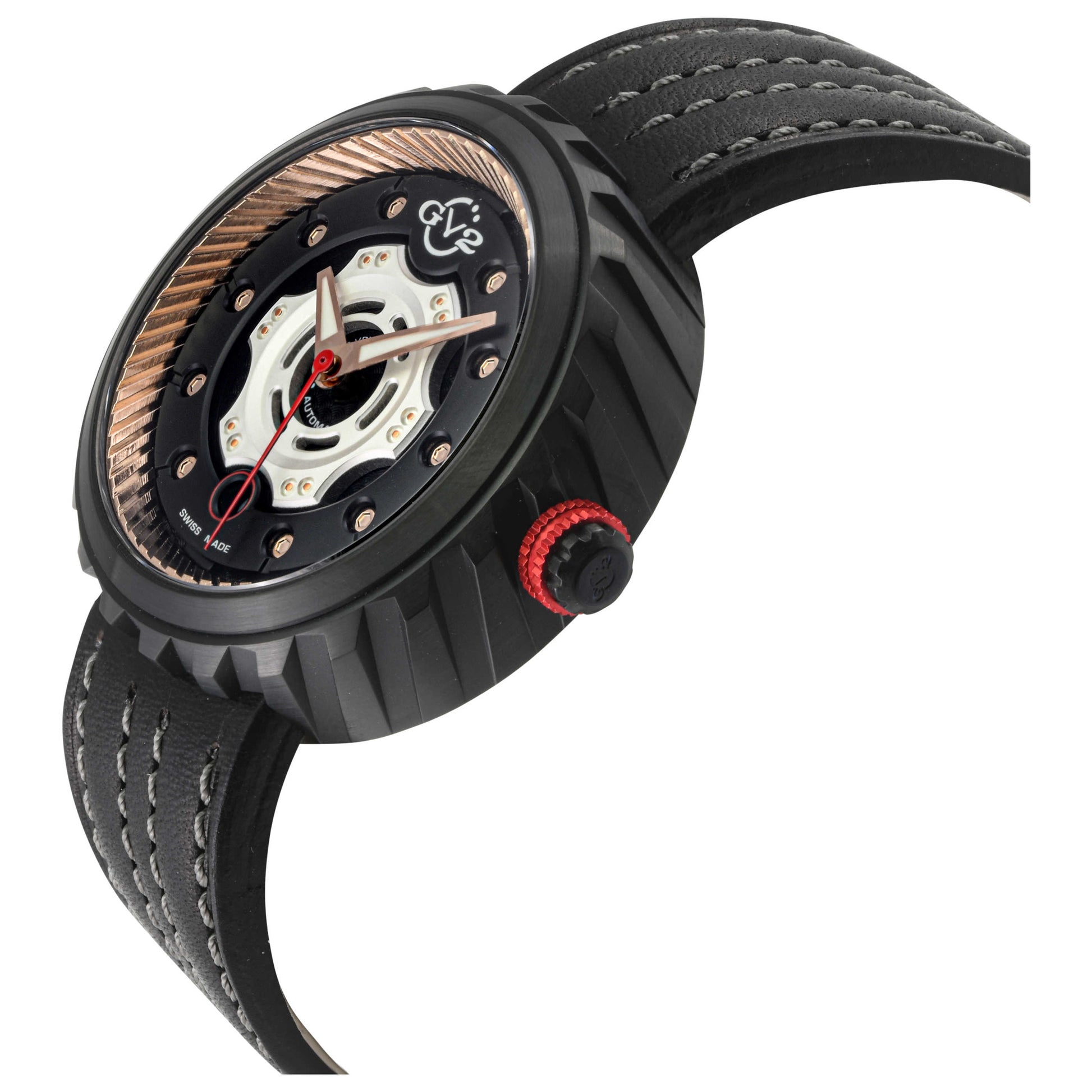 GV2 by Gevril Motorcycle Men's Automatic Watch 13204 - Image #4