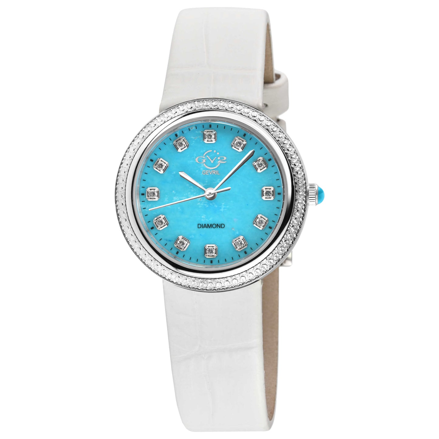 Front view of GV2 by Gevril Arezzo Diamond Women's Quartz Watch 13301