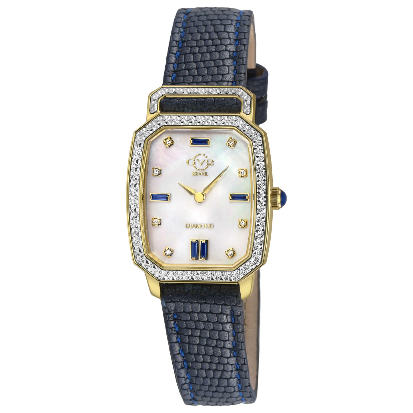 Front view of GV2 by Gevril Pavia Diamond Women's Quartz Watch 13406