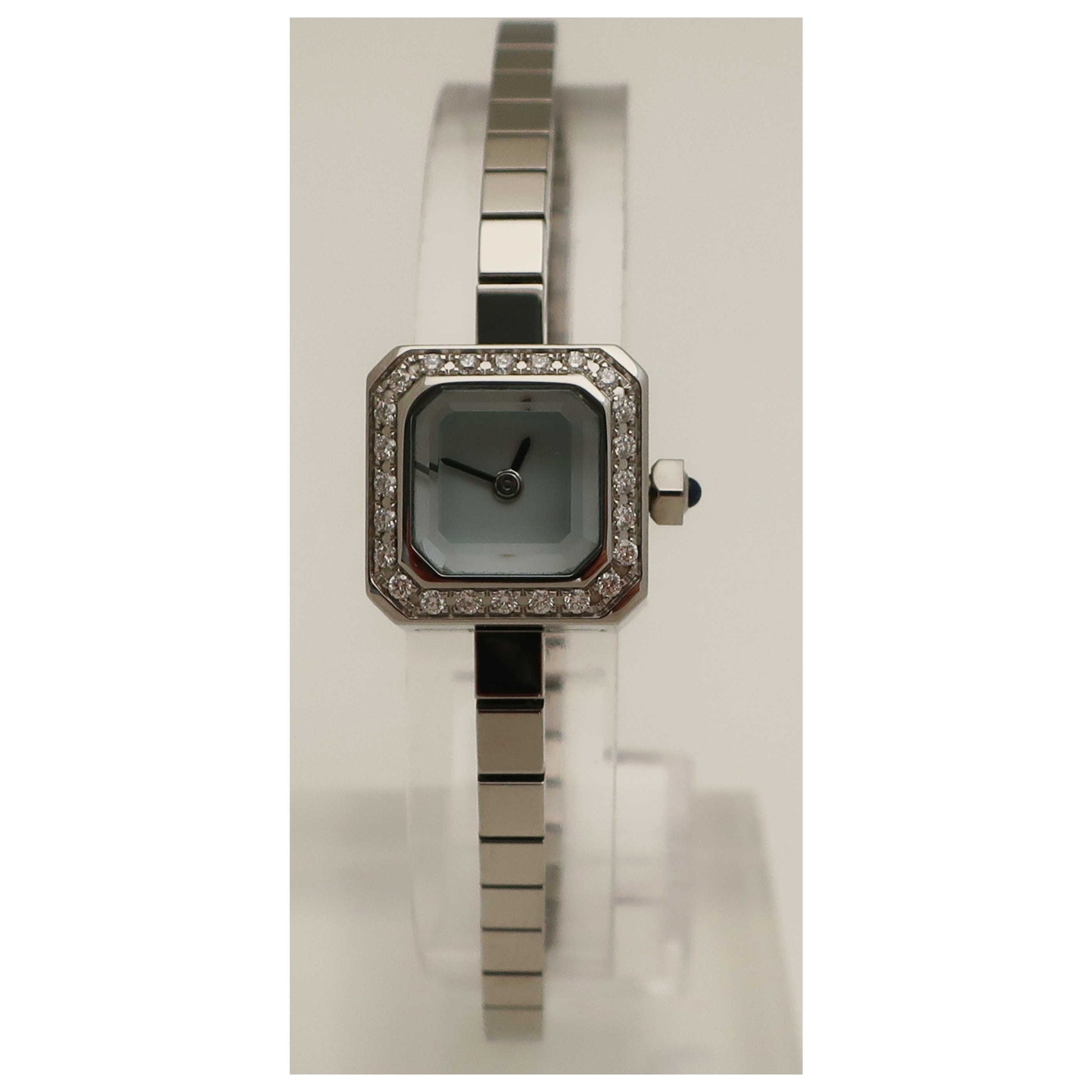 Front view of Corum Sugar Cube Women's Swiss Quartz (Battery-Powered) Watch 137-42347E050EB34-SD