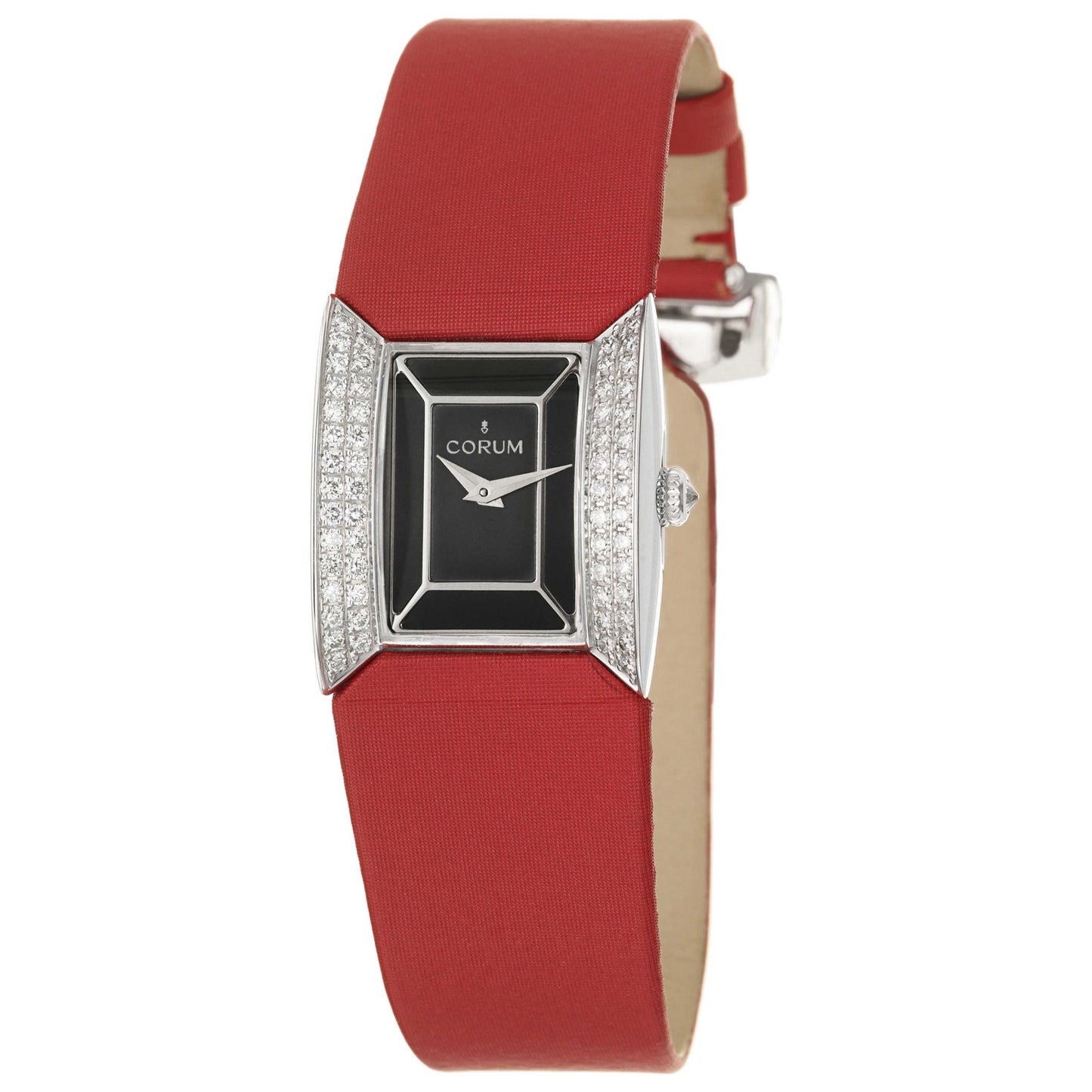 Front view of Corum Butterfly Women's Swiss Quartz (Battery-Powered) Watch 137-640-69-F144-BN25