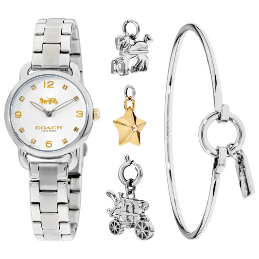 Front view of Coach Delancey Gift Set Women's Quartz Watch 14000055