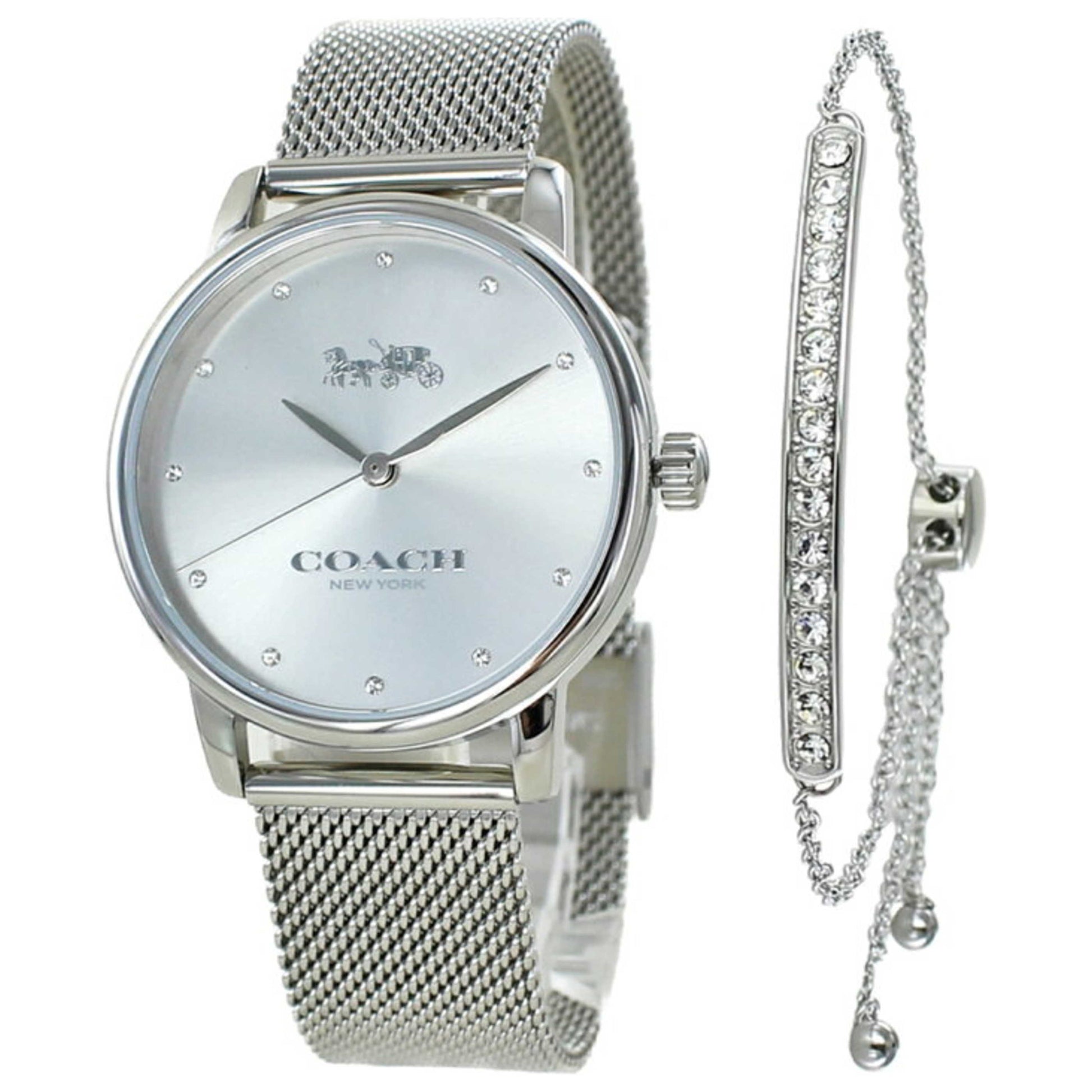 Front view of Coach Grand Women's Quartz Watch 14000076