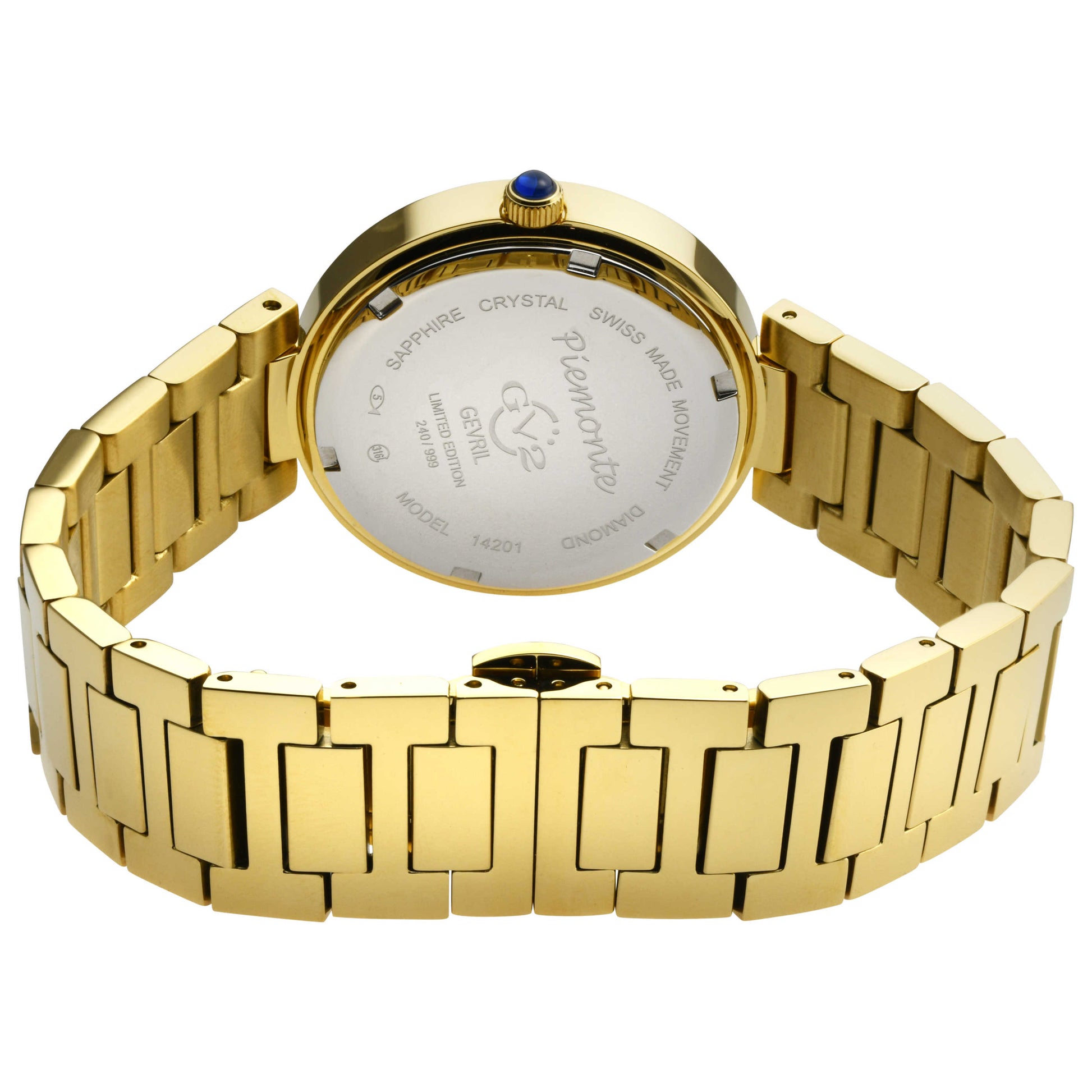 GV2 by Gevril Piemonte Diamond Women's Quartz Watch 14201B - Image #2