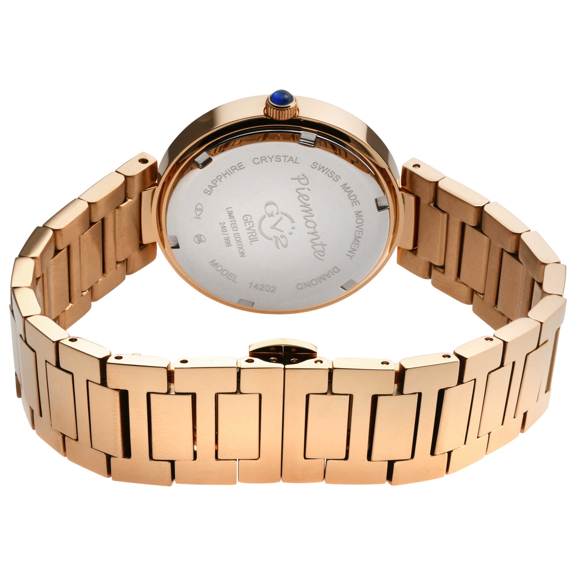 GV2 by Gevril Piemonte Diamond Women's Quartz Watch 14202B - Image #2
