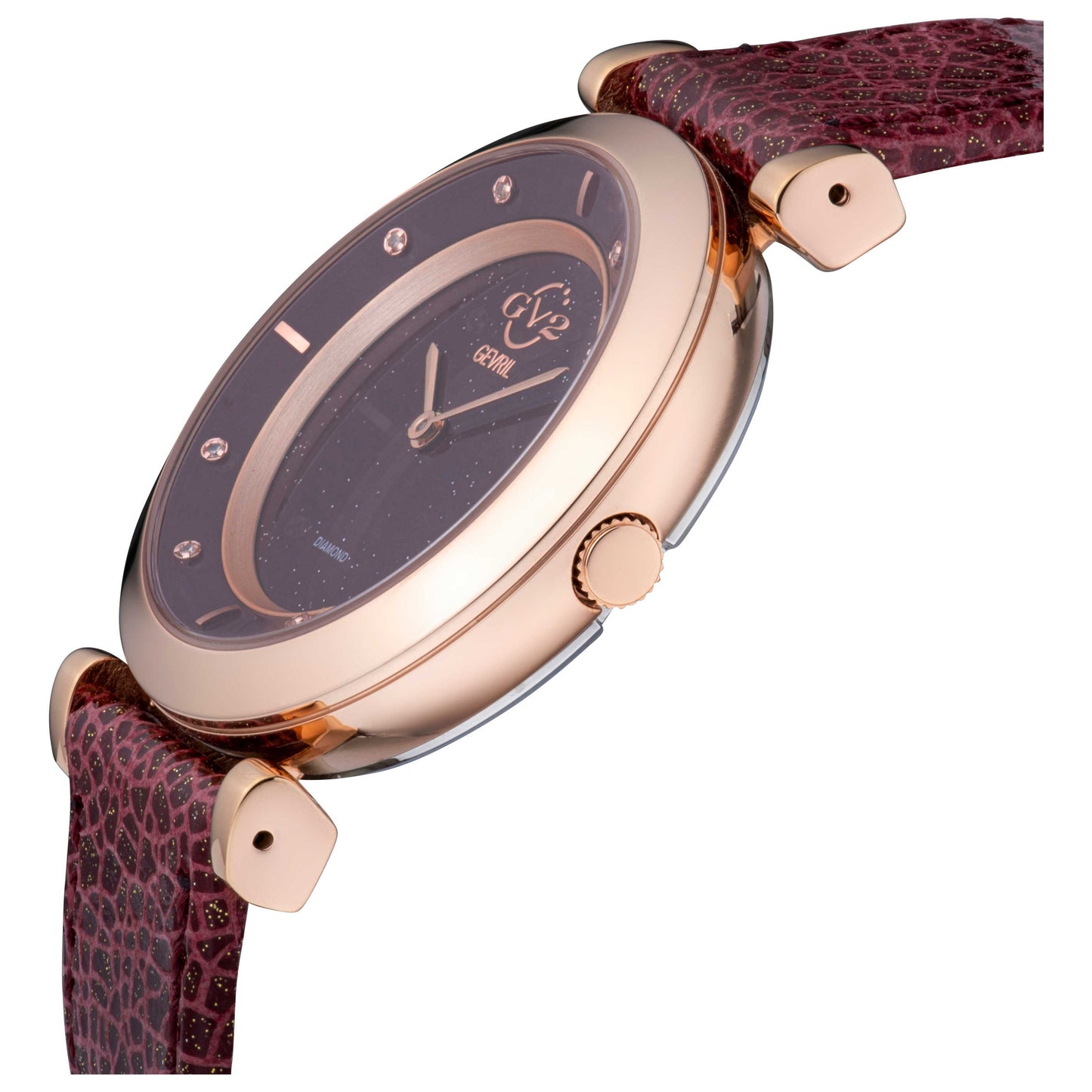 GV2 by Gevril Lombardy Diamond Women's Quartz Watch 14404 - Image #4