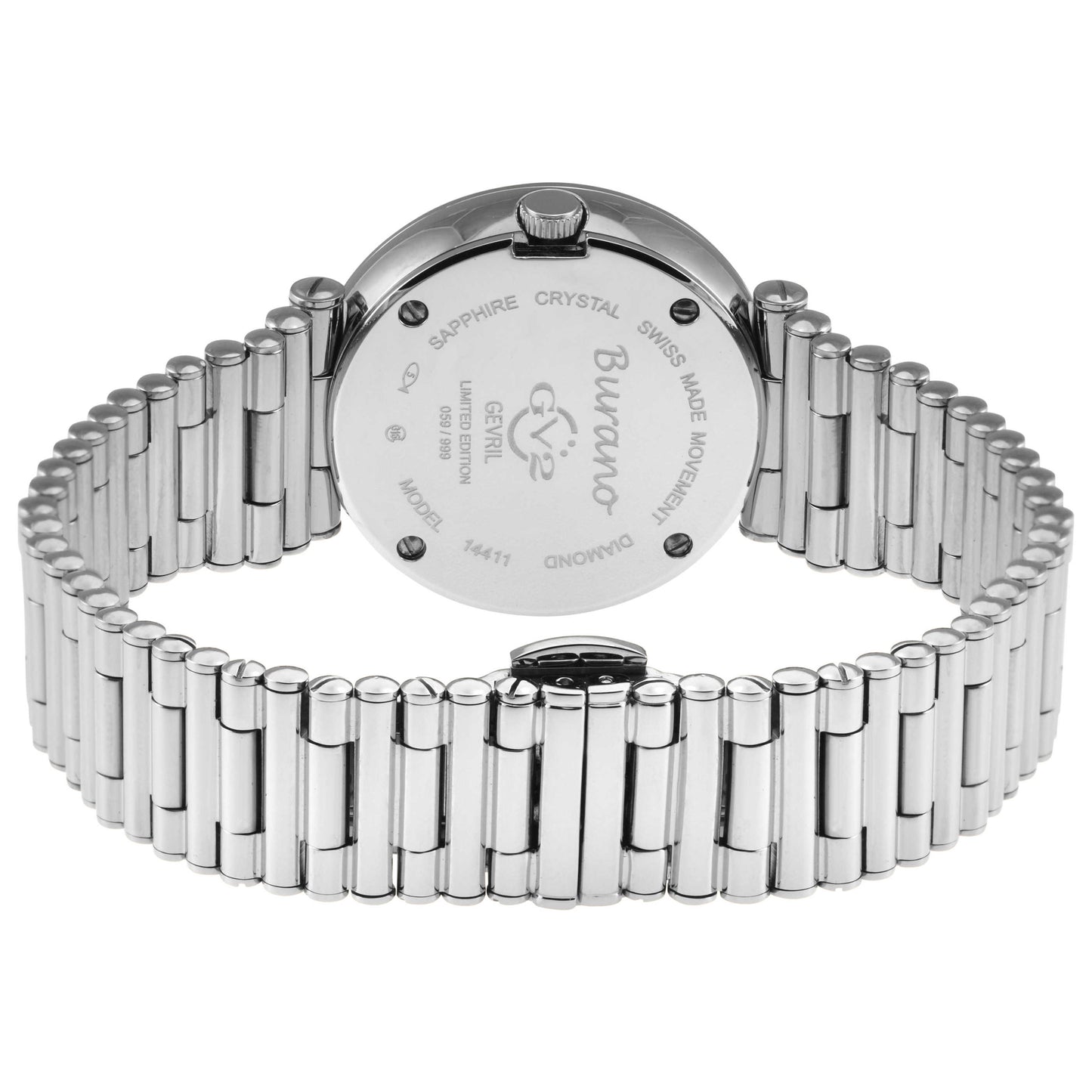 GV2 by Gevril Burano Diamond Women's Quartz Watch 14411B - Image #2