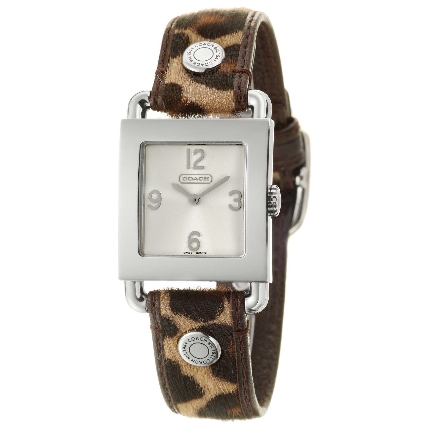 Front view of Coach Legacy Harness Women's Swiss Quartz (Battery-Powered) Watch 14501152