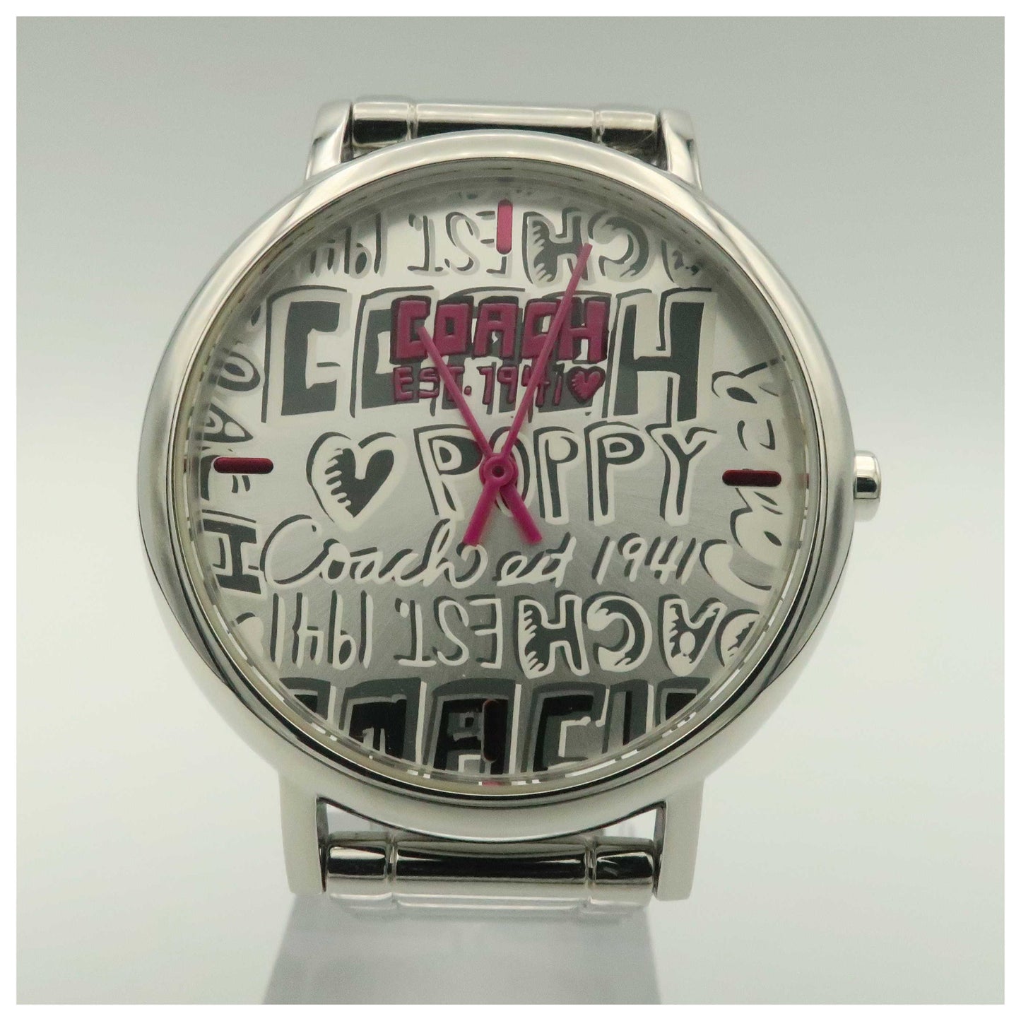 Front view of Coach Poppy Women's Quartz Watch 14501153-PO