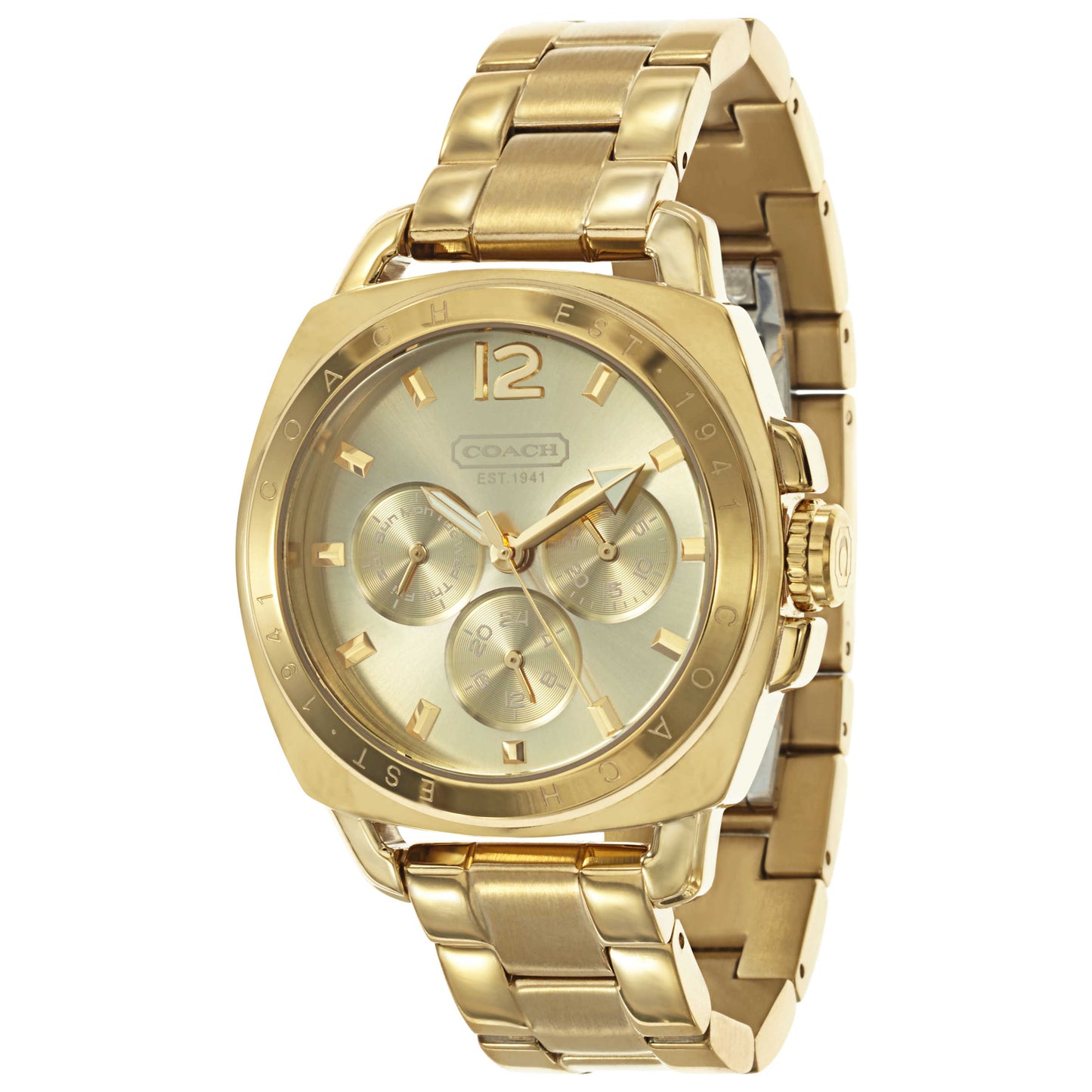 Front view of Coach Boyfriend Women's Japanese Quartz (Battery-Powered) Watch 14501212